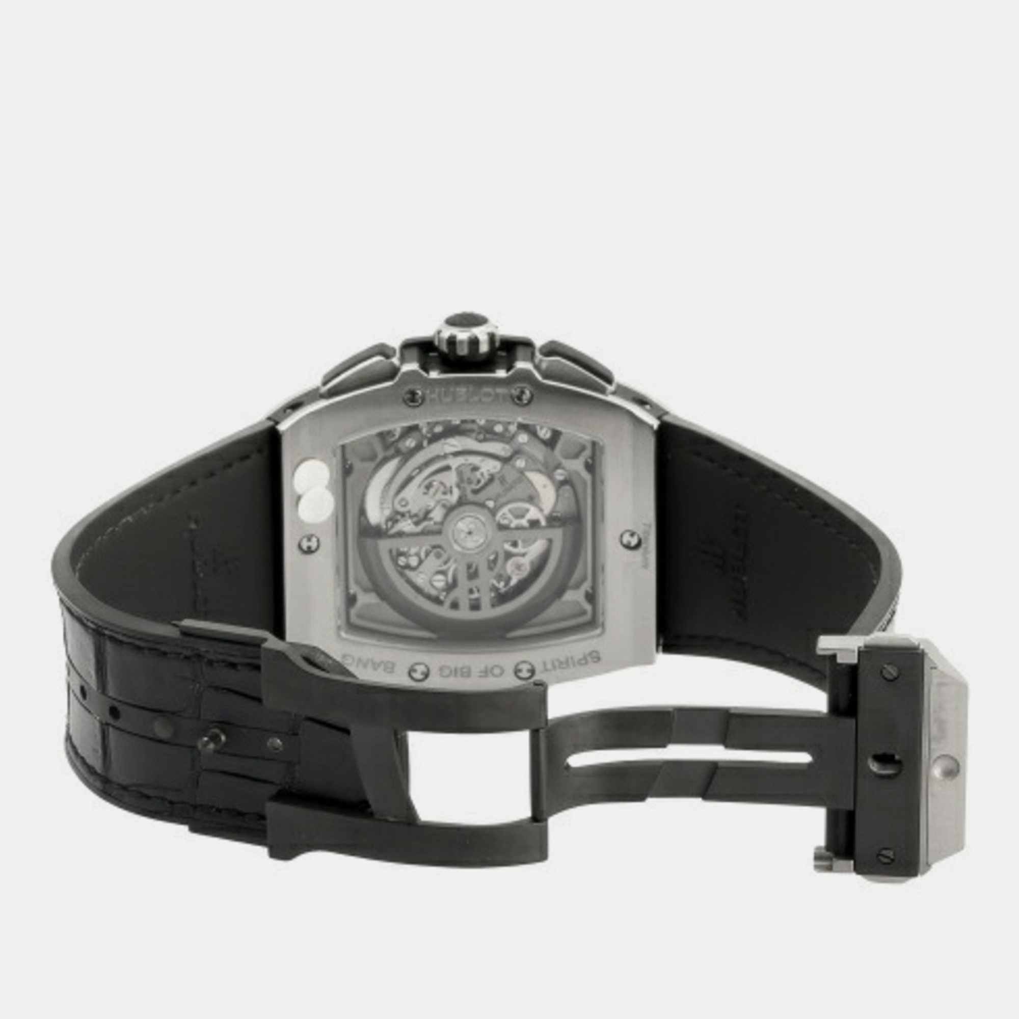 Hublot Grey Titanium Spirit Of Big Bang 601.NX.0173.LR.1104 Automatic Men's Wristwatch 45 Mm
