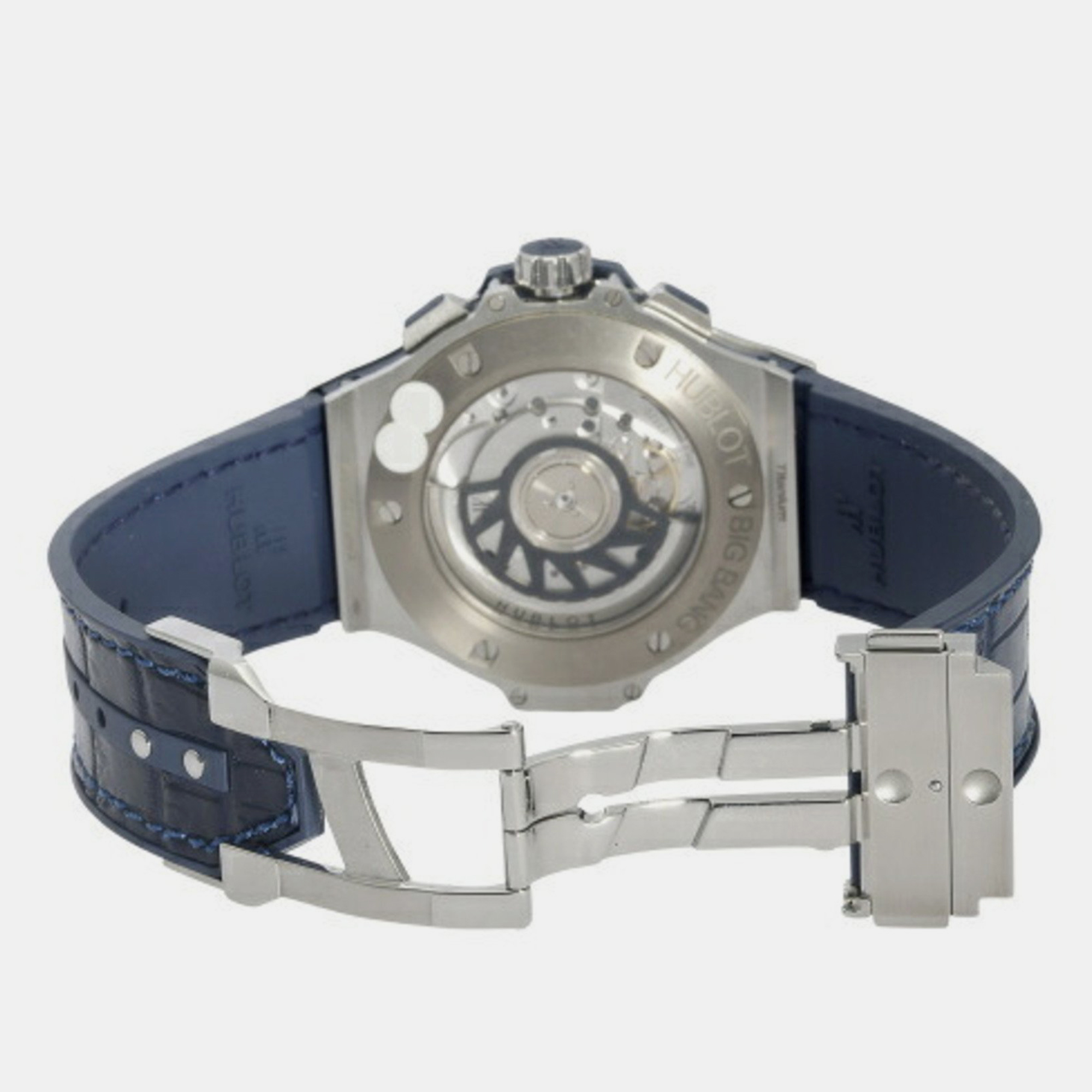 Hublot Silver Stainless Steel Big Bang 341.SX.7170.LR.1204 Automatic Men's Wristwatch 41 Mm