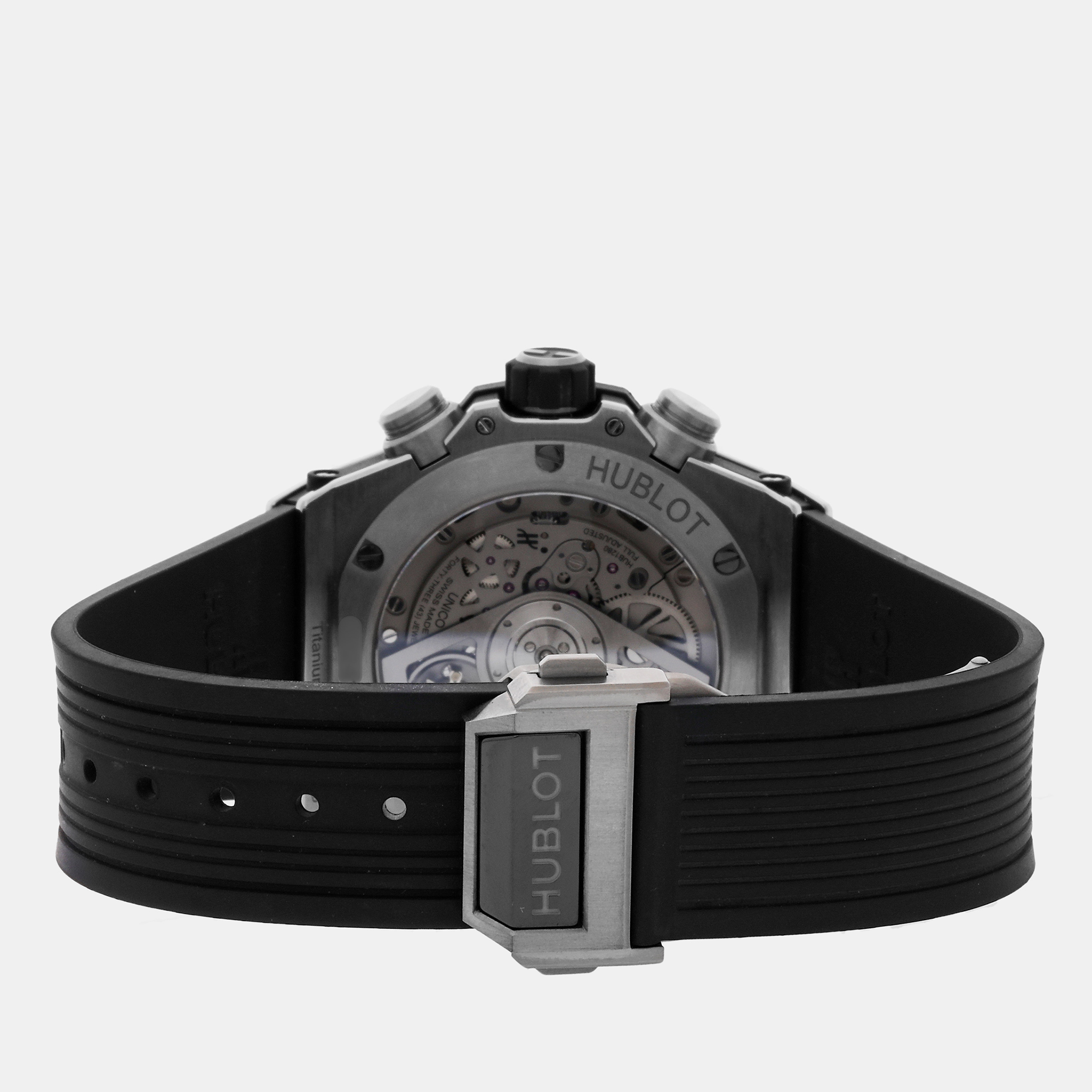 Hublot Grey Titanium Big Bang 441.NM.1170.RX Automatic Men's Wristwatch 42 Mm