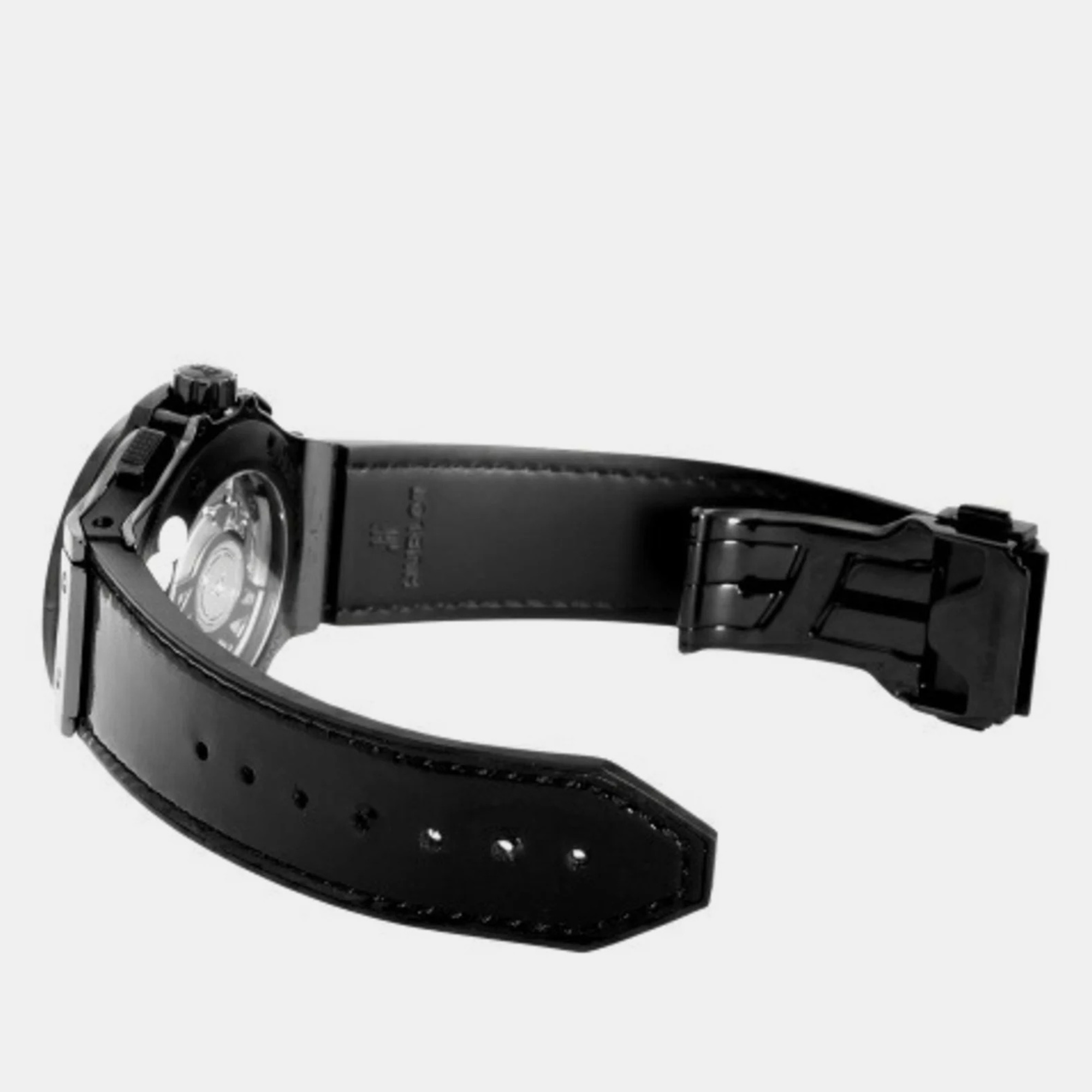 Hublot Black Titanium Big Bang 341.CX.1210.VR.1100 Automatic Men's Wristwatch 41 Mm