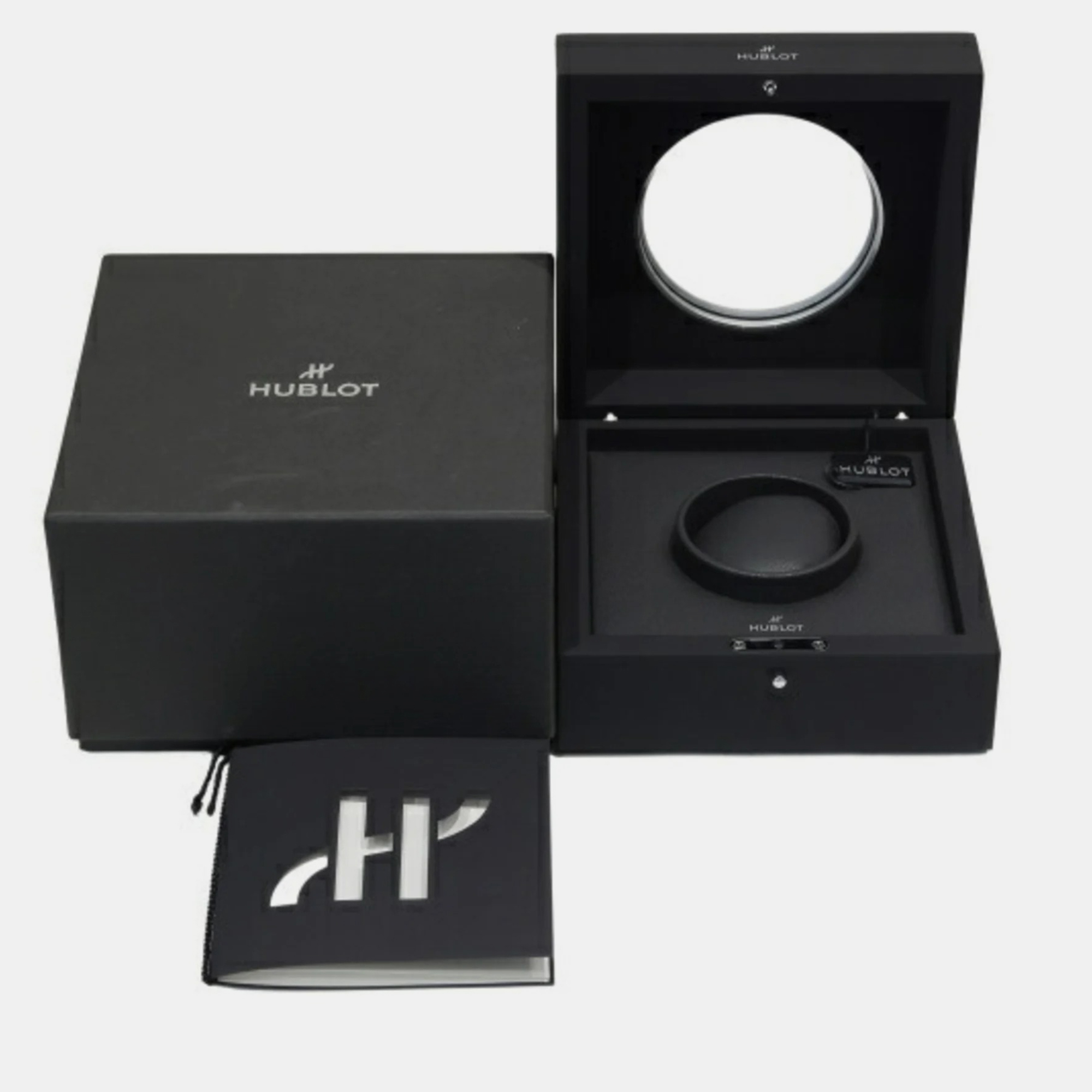 Hublot Black Ceramic Big Bang 456.CX.0140.CX Automatic Men's Wristwatch 40 Mm