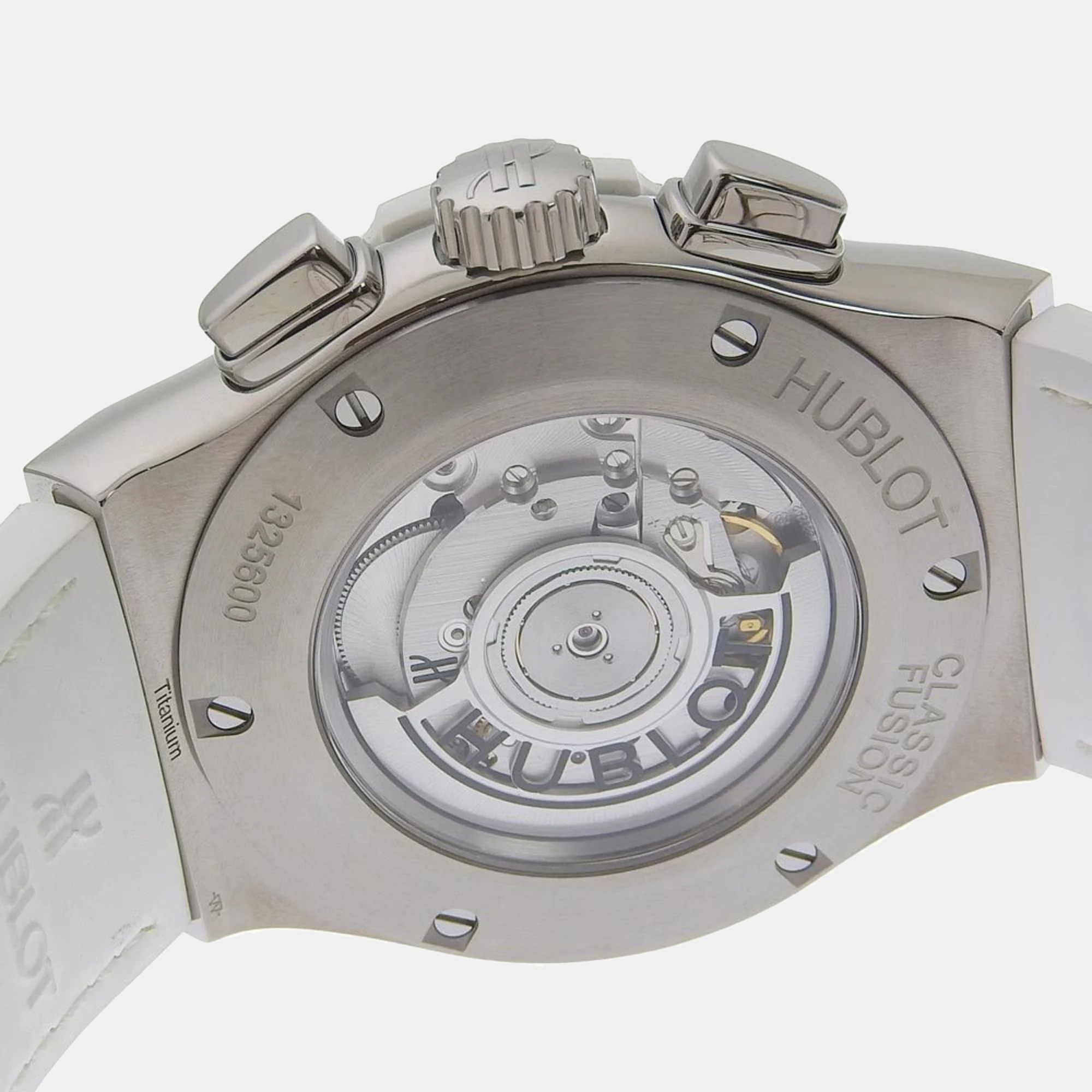 Hublot Black Stainless Steel Classic Fusion 525.NE.0127.LR Automatic Men's Wristwatch 45 Mm