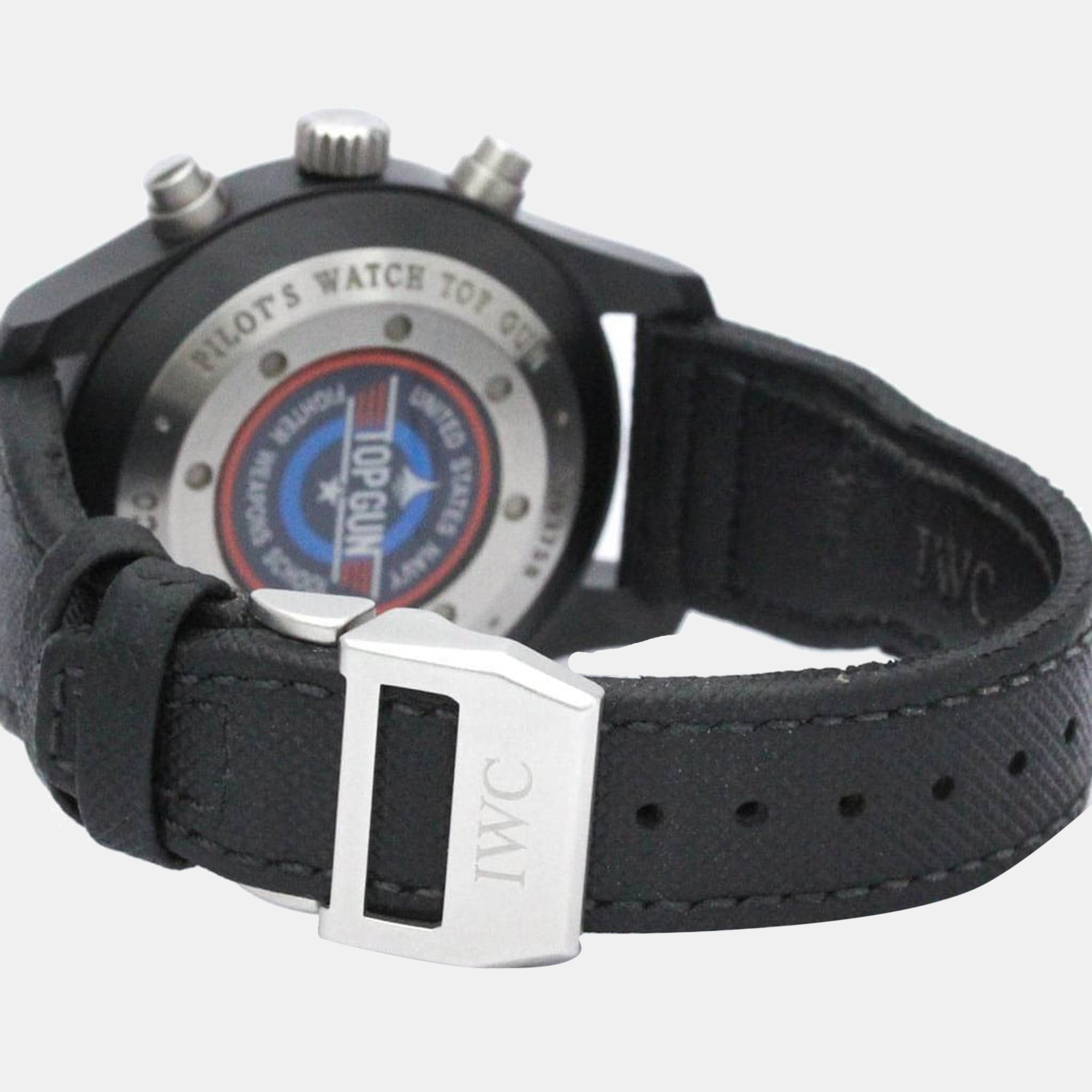 IWC Blue Titanium And Ceramic Pilot Chronograph IW388007 Automatic Men's Wristwatch 46mm