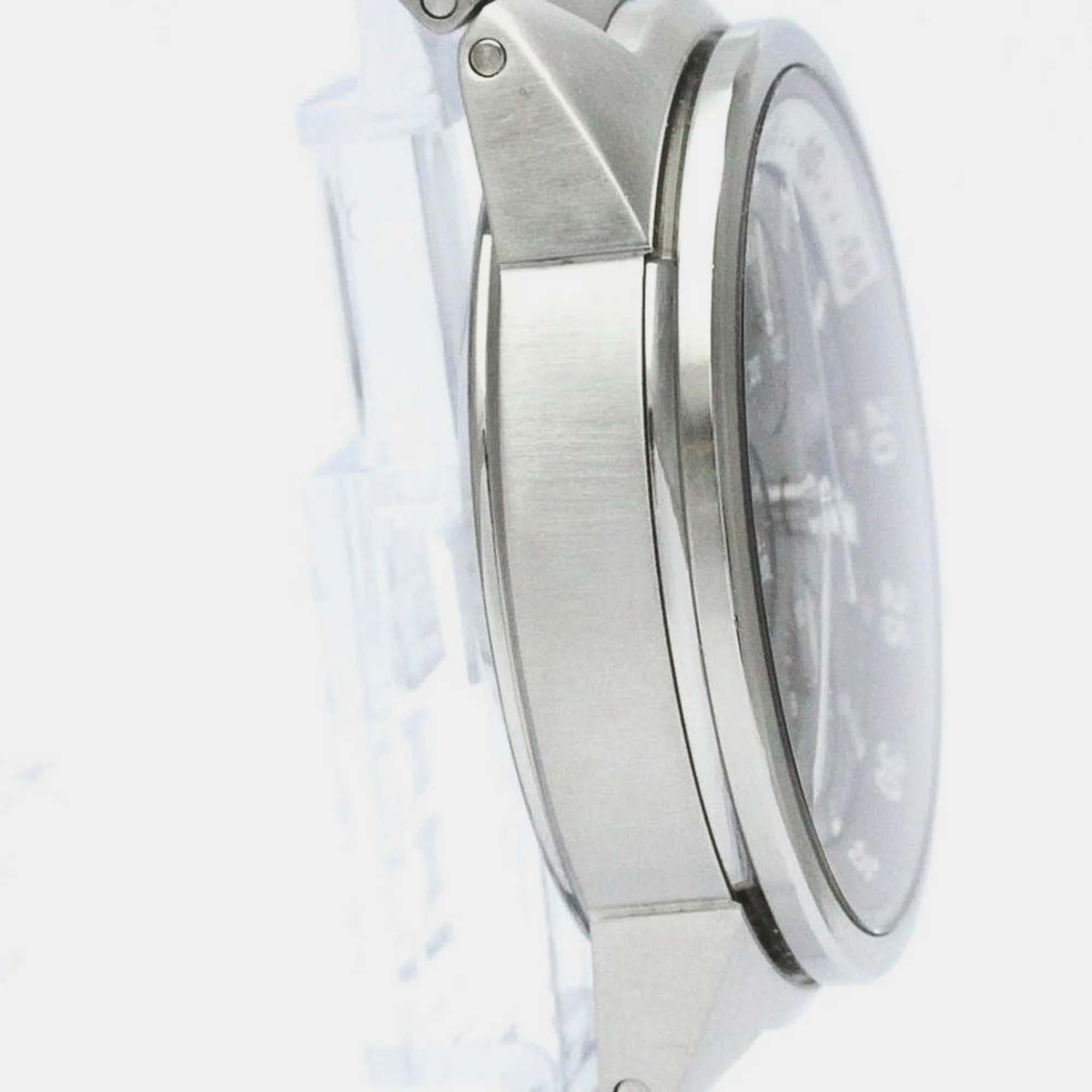 IWC Black Stainless Steel Aquatimer IW371928 Automatic Men's Wristwatch 42 Mm