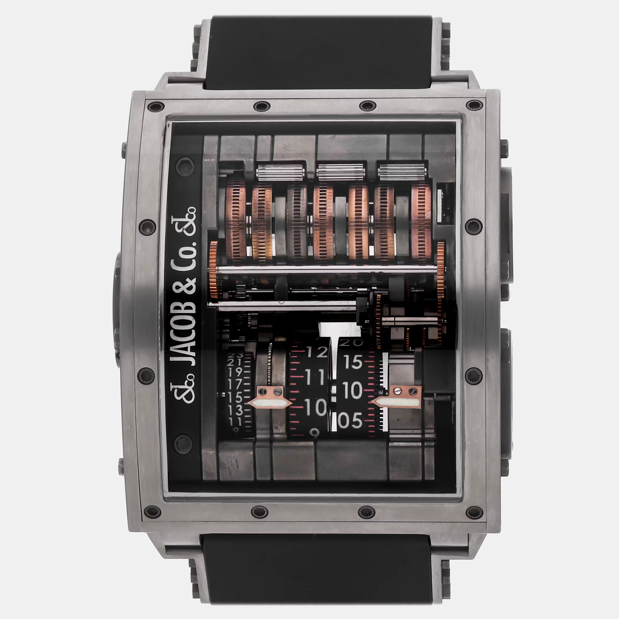 Pre-Owned Jacob & Co. Quenttin Tourbillon Limited Edition QT100.20.NS.AA.A, Black
Pre-Owned Jacob & Co. Quenttin Tourbillon Limited Edition QT100.20.NS.AA.A, Black