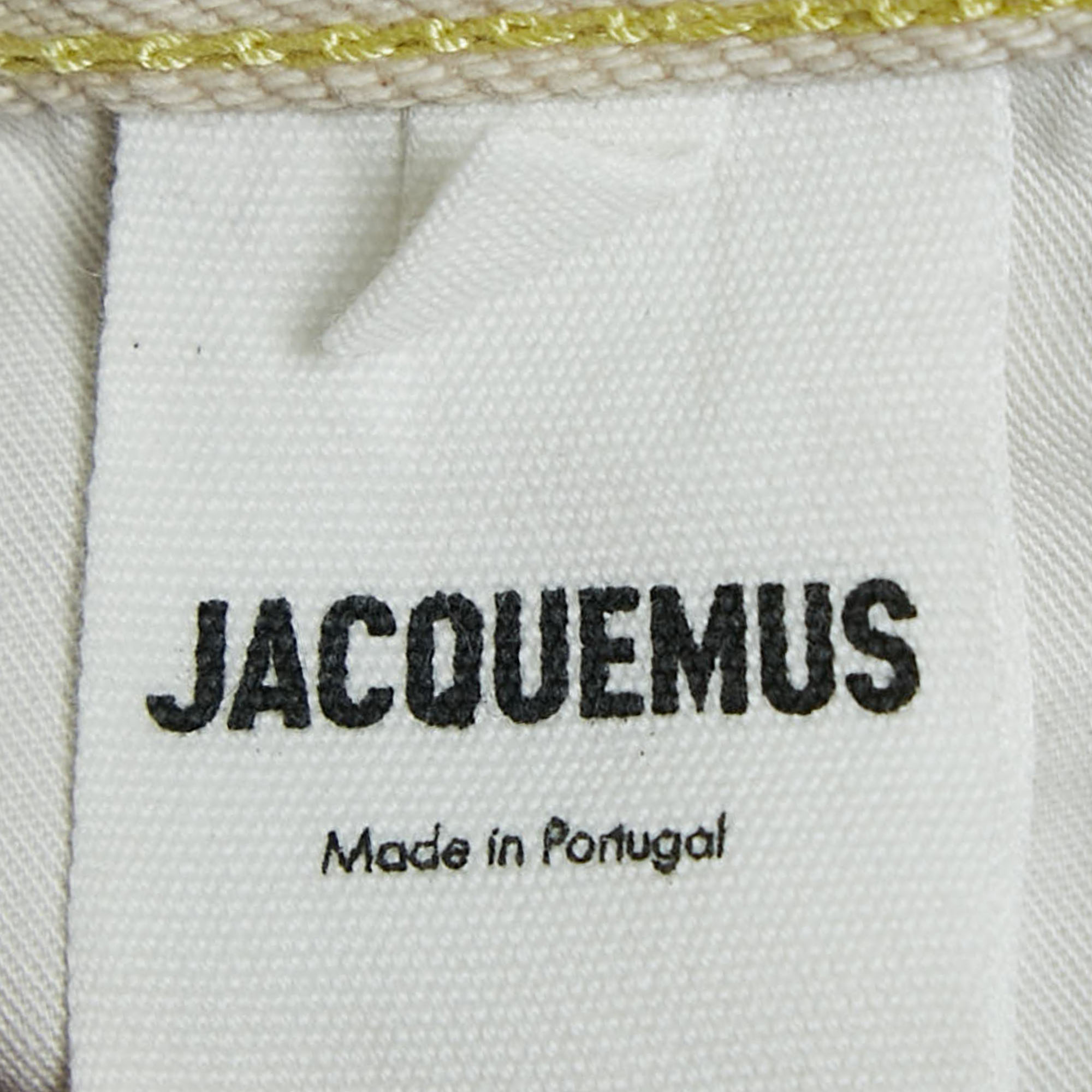 Jacquemus Light Beige Denim Le De Nimes Yelo Jeans L Waist 33