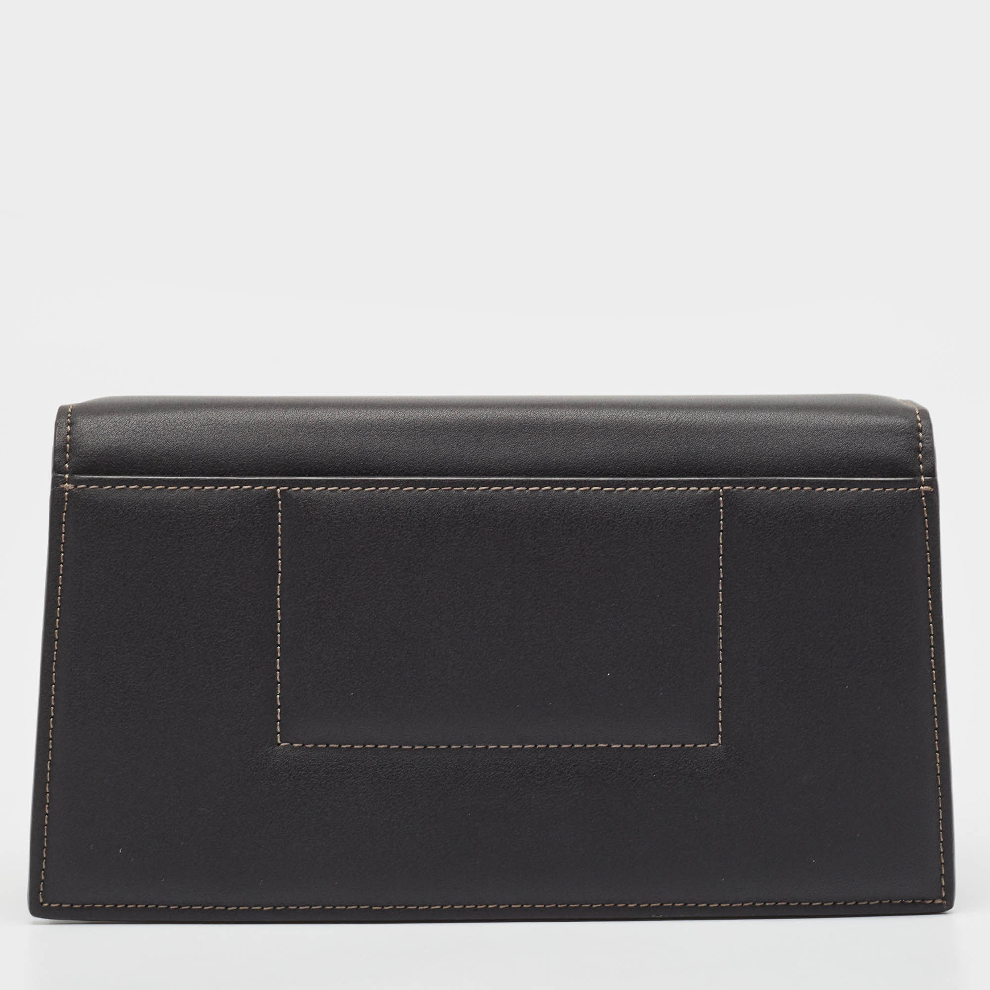 Jacquemus Black Leather Le Bambino Homme Bag