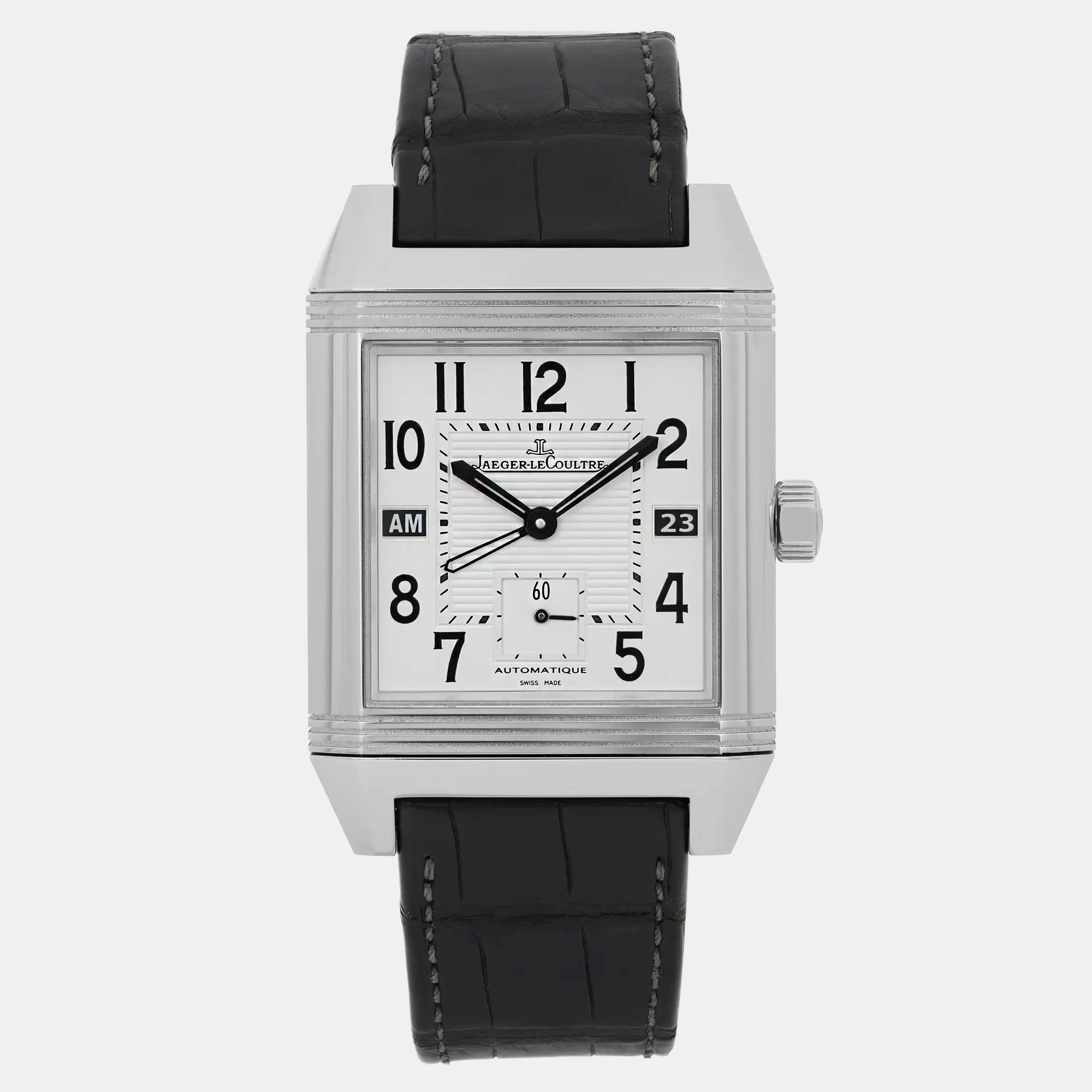 Jaeger LeCoultre White Stainless Steel Reverso Squadra Q7008420 Automatic Men's Wristwatch 35 mm
Jaeger LeCoultre White Stainless Steel Reverso Squadra Q7008420 Automatic Men's Wristwatch 35 mm