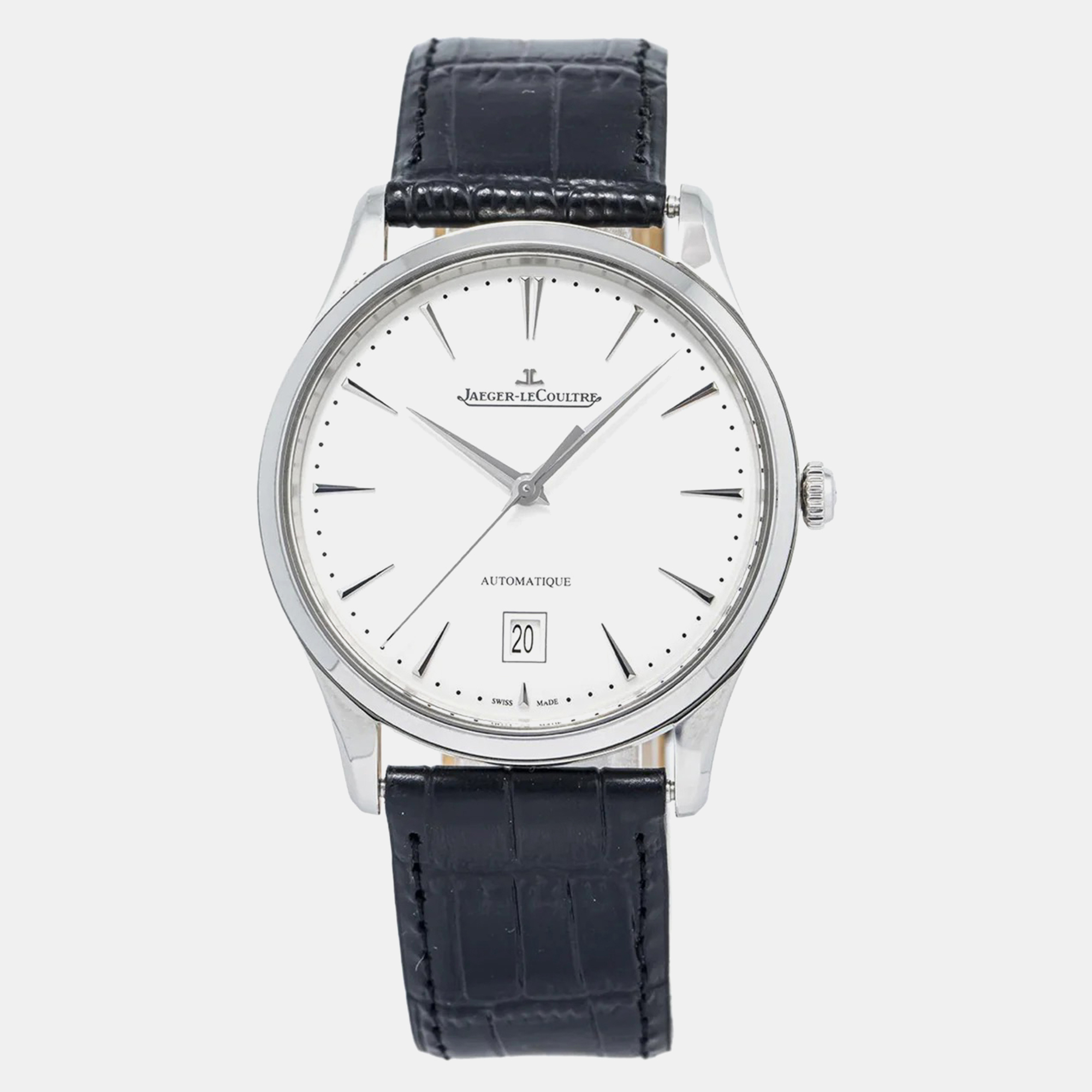 Jaeger-LeCoultre Master Ultra Thin Date Q1238420 Automatic White Stainless Steel Men's Wristwatch
Jaeger-LeCoultre Master Ultra Thin Date Q1238420 Automatic White Stainless Steel Men's Wristwatch