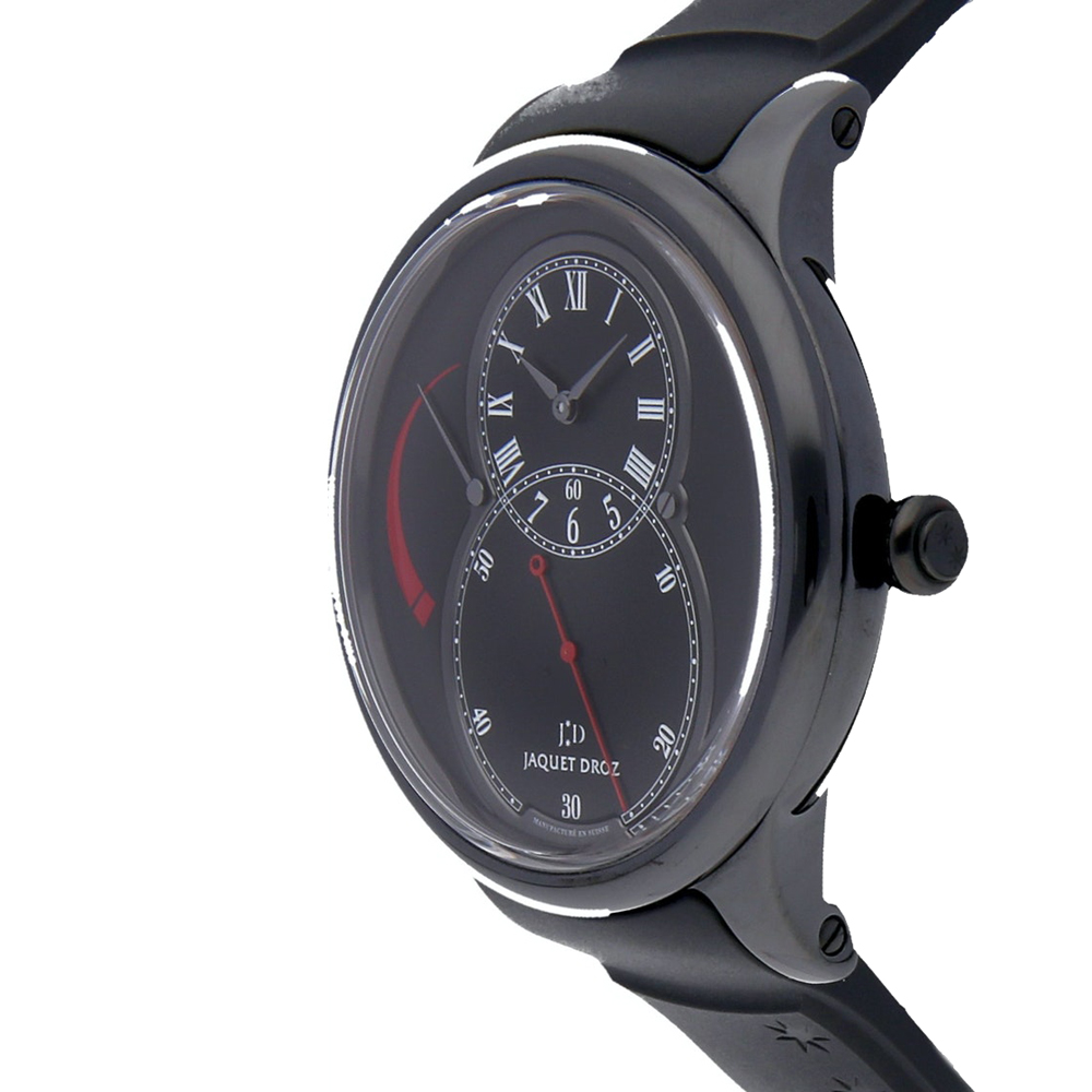 

Jaquet Droz Black Ceramic Grande Seconde Reserve de Marche Limited Edition J027035401 Men's Wristwatch