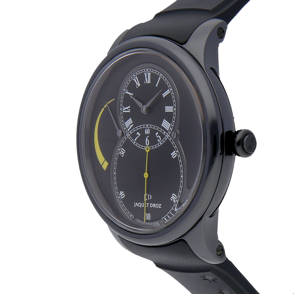 

Jaquet Droz Black Ceramic Grande Seconde Reserve de Marche Limited Edition J027035404 Men's Wristwatch
