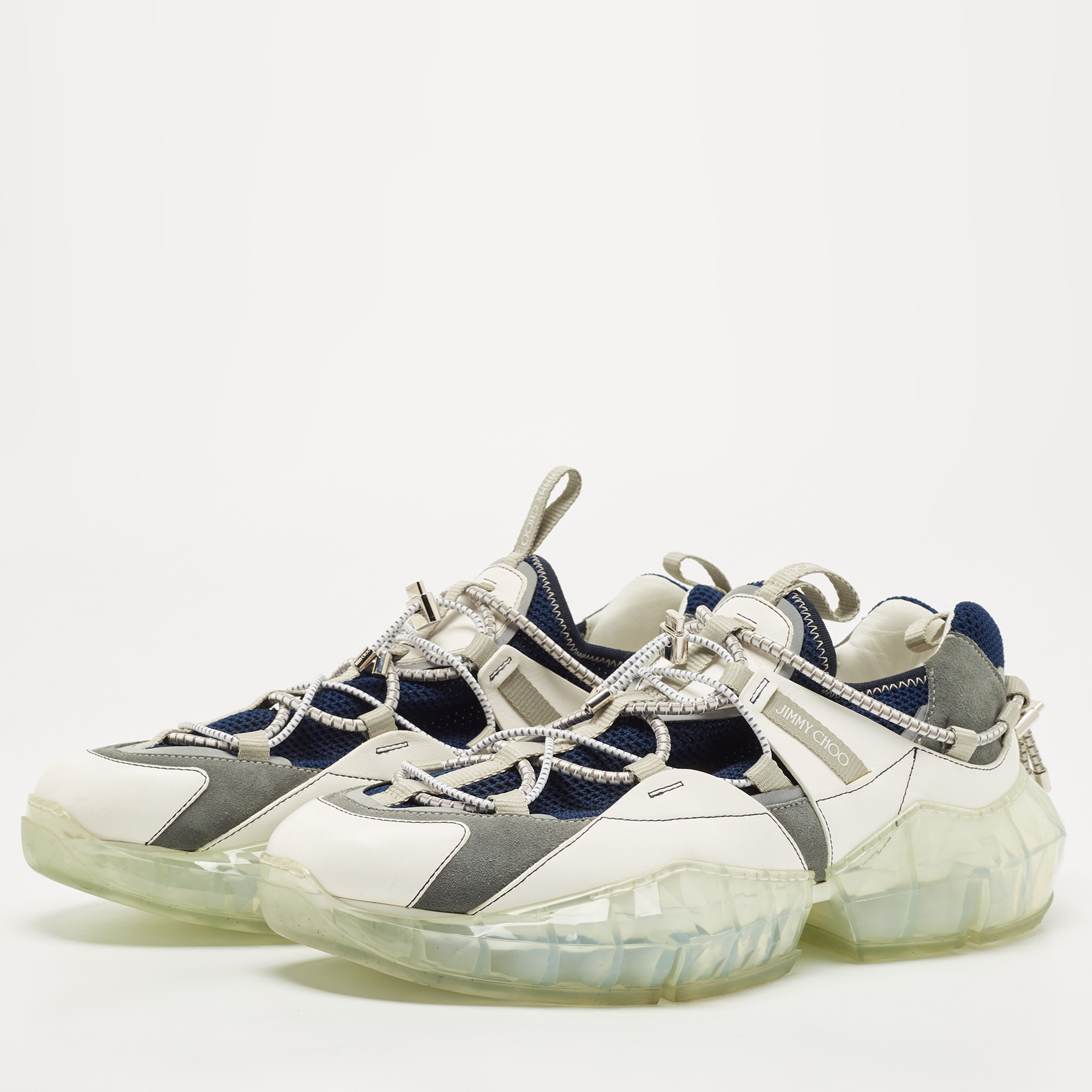 Jimmy Choo Multicolor Leather and Suede Diamond Low Top Sneakers Size
Jimmy Choo Multicolor Leather and Suede Diamond Low Top Sneakers Size