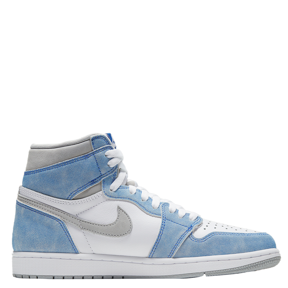 

Jordan 1 Retro High Hyper Royal Smoke Grey Sneakers Size US 8 (EU, Multicolor