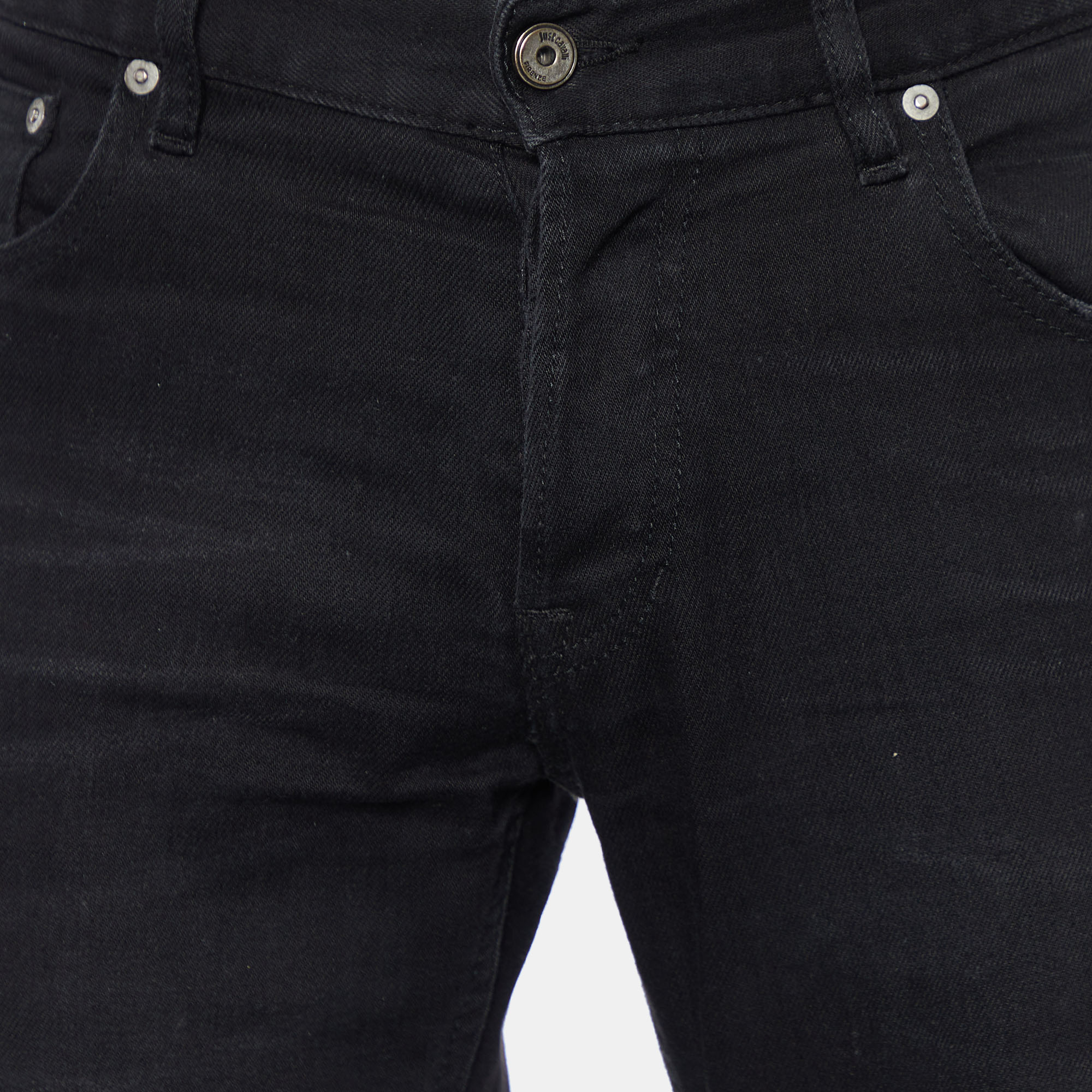 Just Cavalli Black Denim Super Slim Fit Jeans L