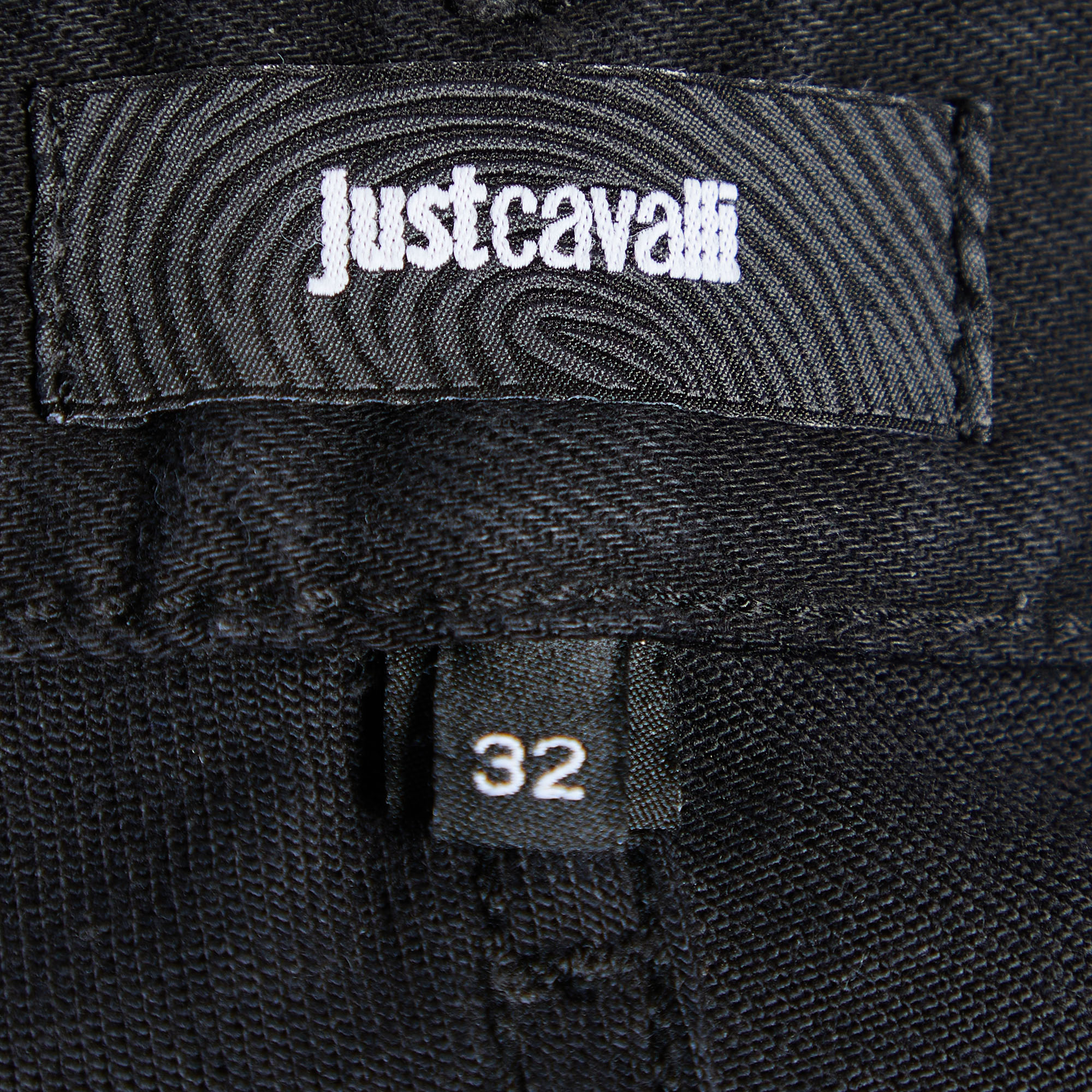 Just Cavalli Black Denim Super Slim Fit Jeans L
