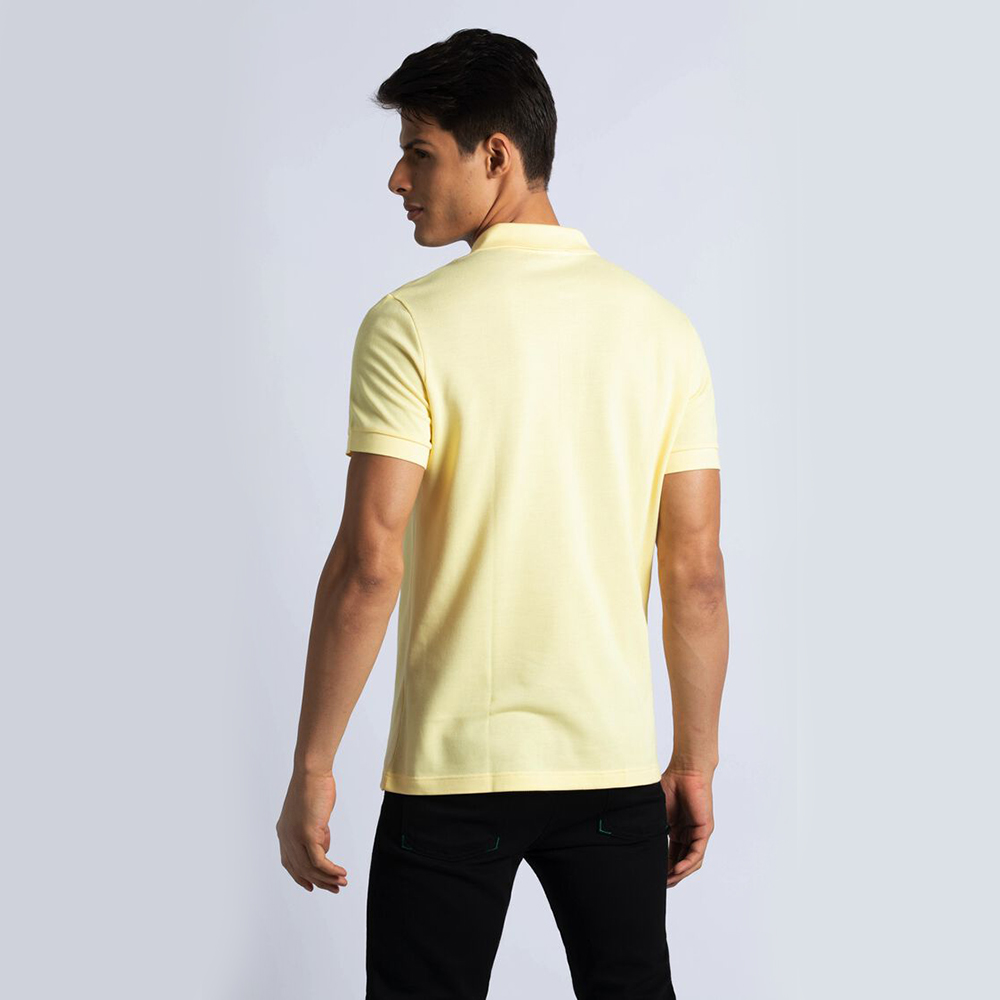 

Lacoste Yellow Regular Fit Palm Tree Croc Polo Shirt  (Available for UAE Customers Only