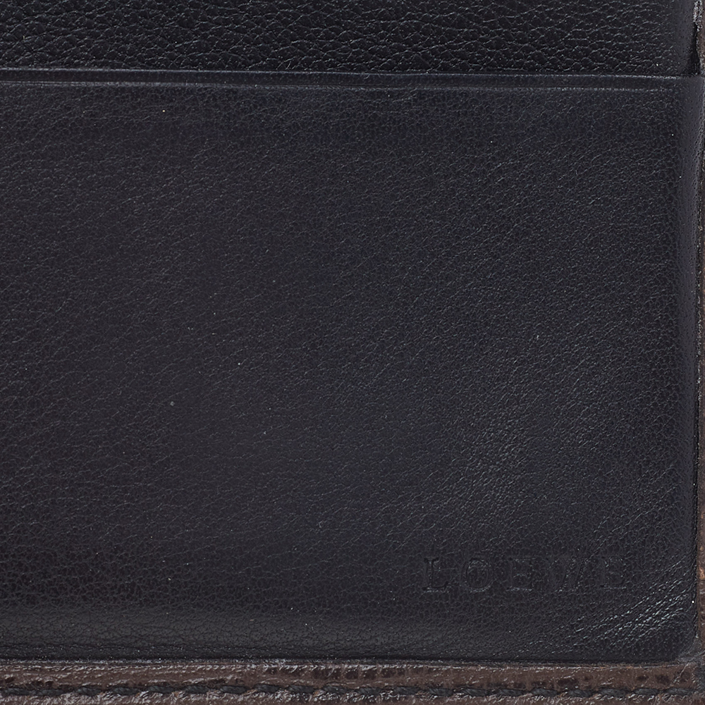 Loewe Brown Leather Bifold Wallet