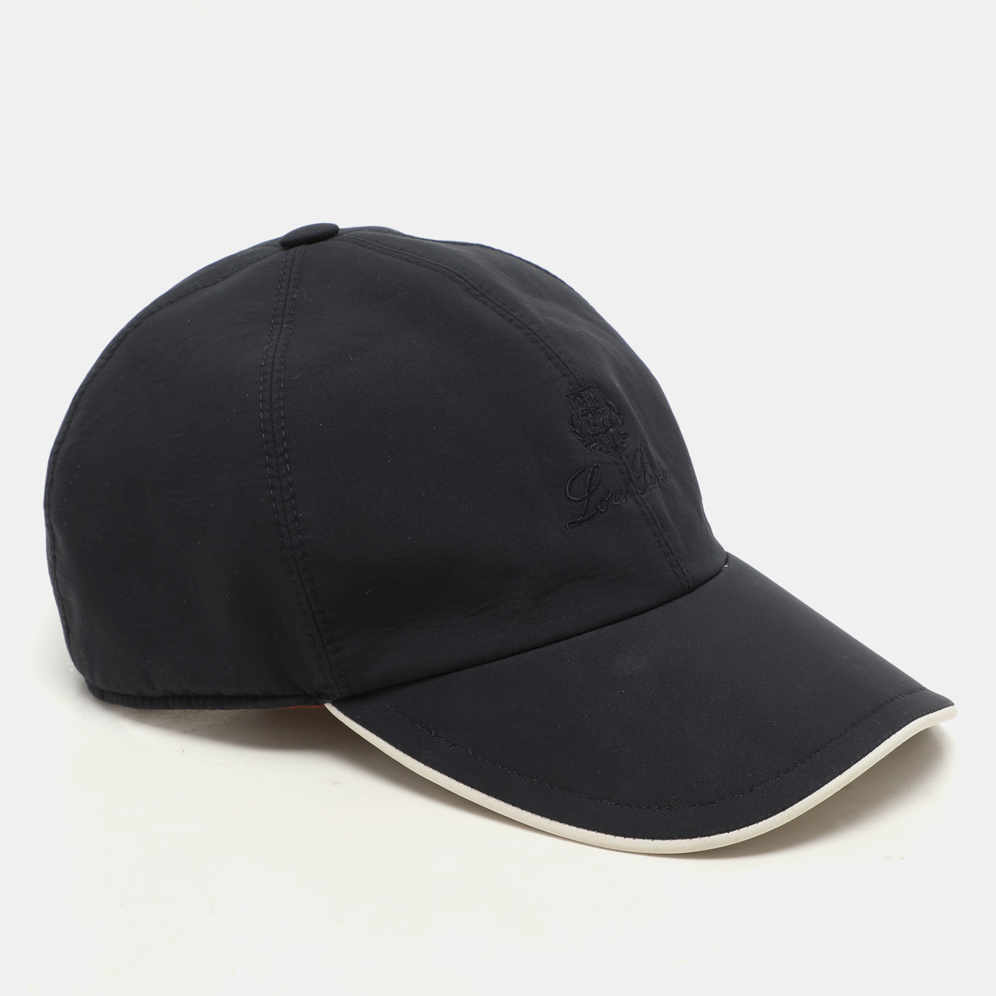 Loro Piana Navy Blue Logo Embroidered Microfibre Storm System Baseball Cap
Loro Piana Navy Blue Logo Embroidered Microfibre Storm System Baseball Cap