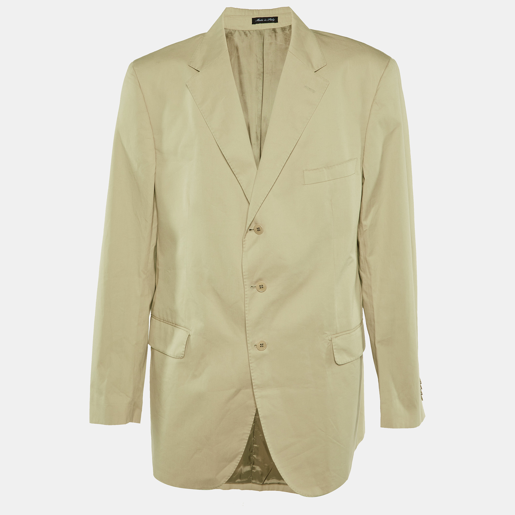 Bradbury X Loro Piana Vintage Beige Cotton Button Front Jacket 5XL
Bradbury X Loro Piana Vintage Beige Cotton Button Front Jacket 5XL