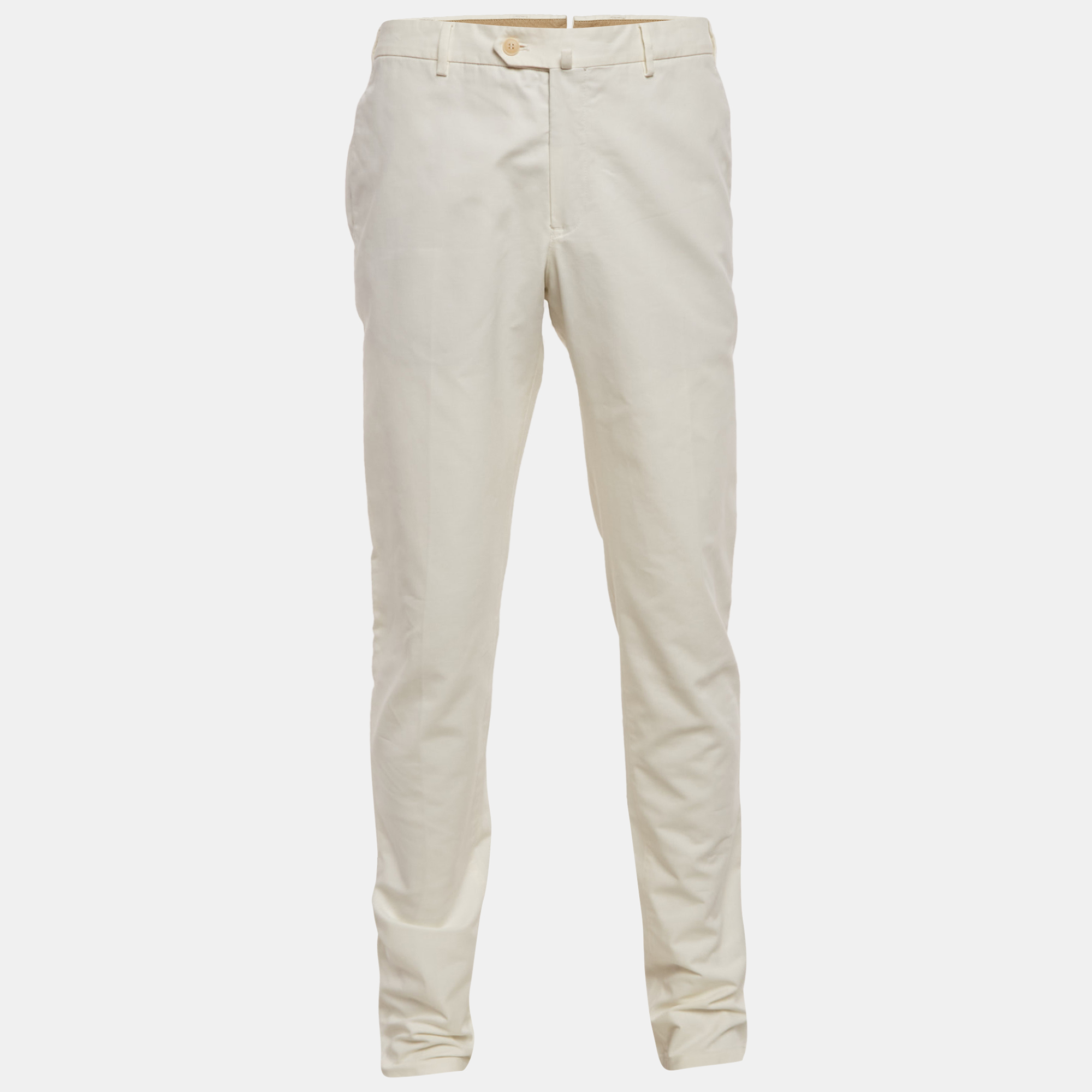 Loro Piana White Cotton Chino Trousers XXL
Loro Piana White Cotton Chino Trousers XXL