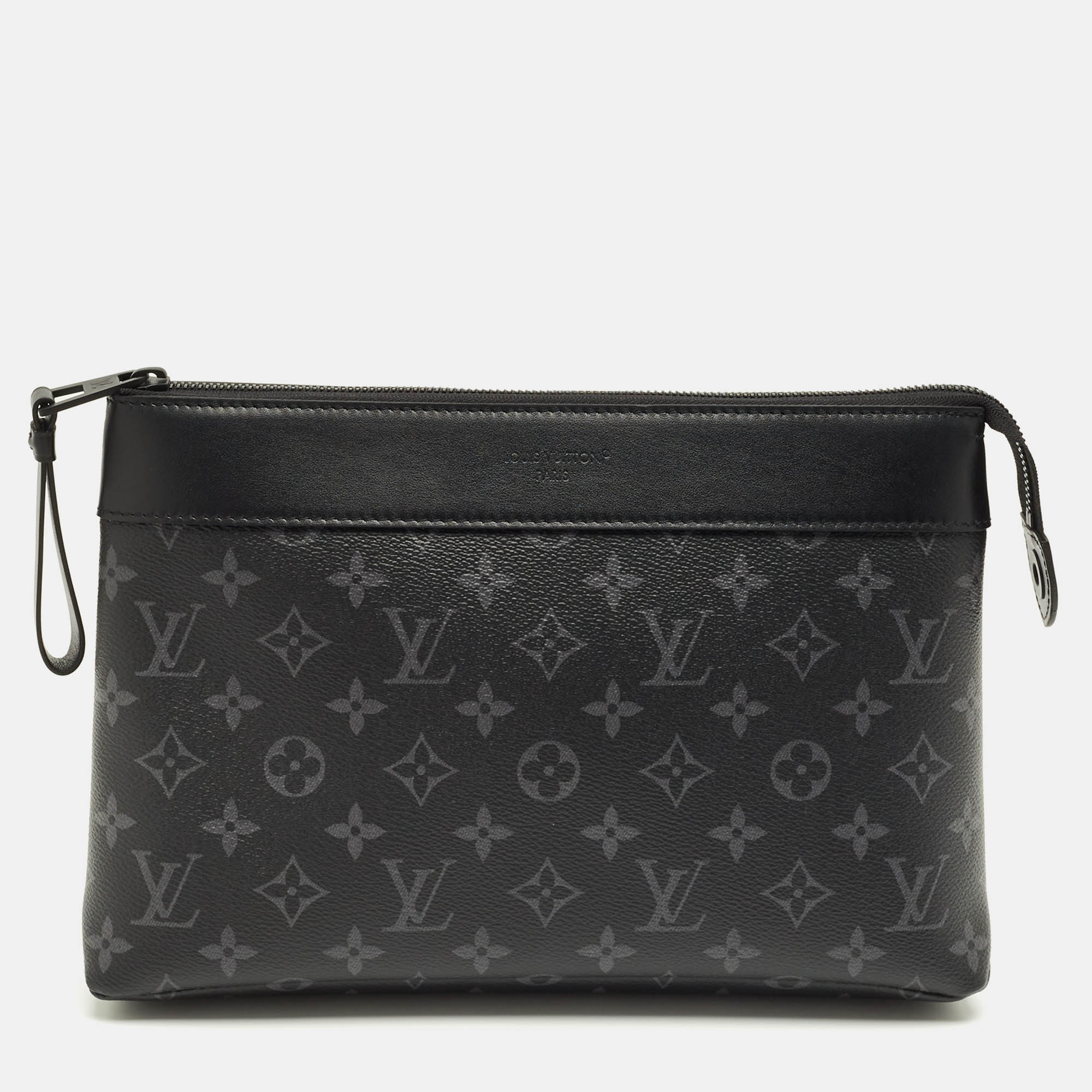 Louis Vuitton Monogram Eclipse Canvas Pochette Voyage Souple, Black
Louis Vuitton Monogram Eclipse Canvas Pochette Voyage Souple, Black