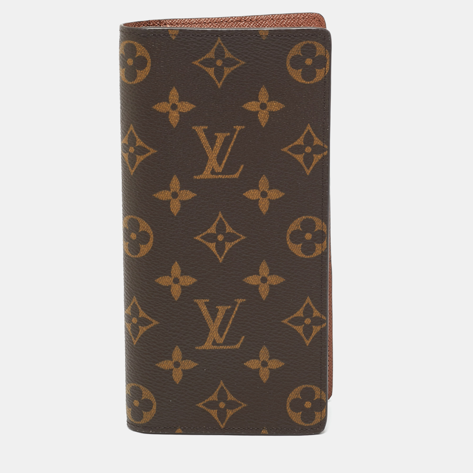 Louis Vuitton Brazza Monogram Canvas Long Wallet, Brown
Louis Vuitton Brazza Monogram Canvas Long Wallet, Brown