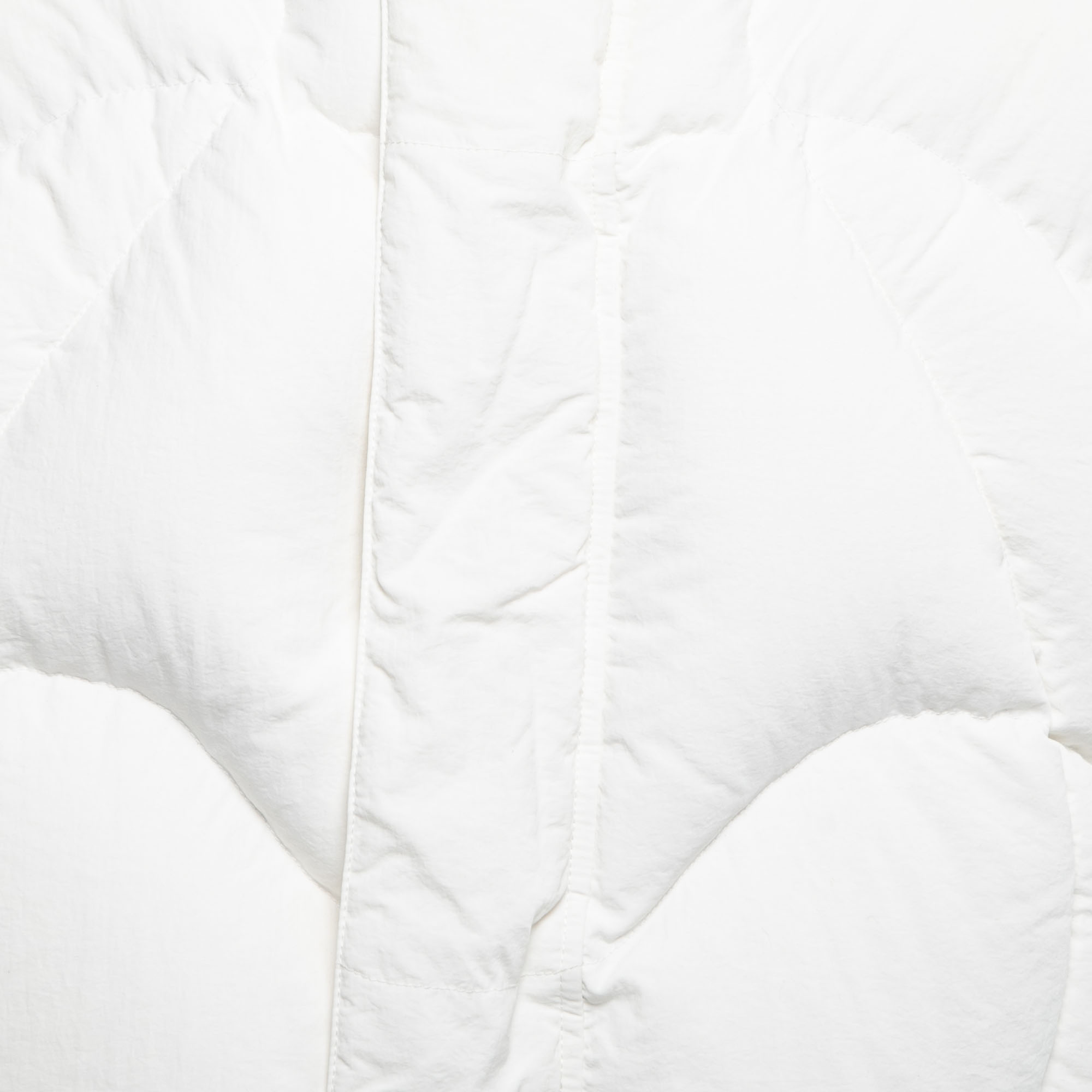 Louis Vuitton White Down Cropped Rave Puffer Jacket L