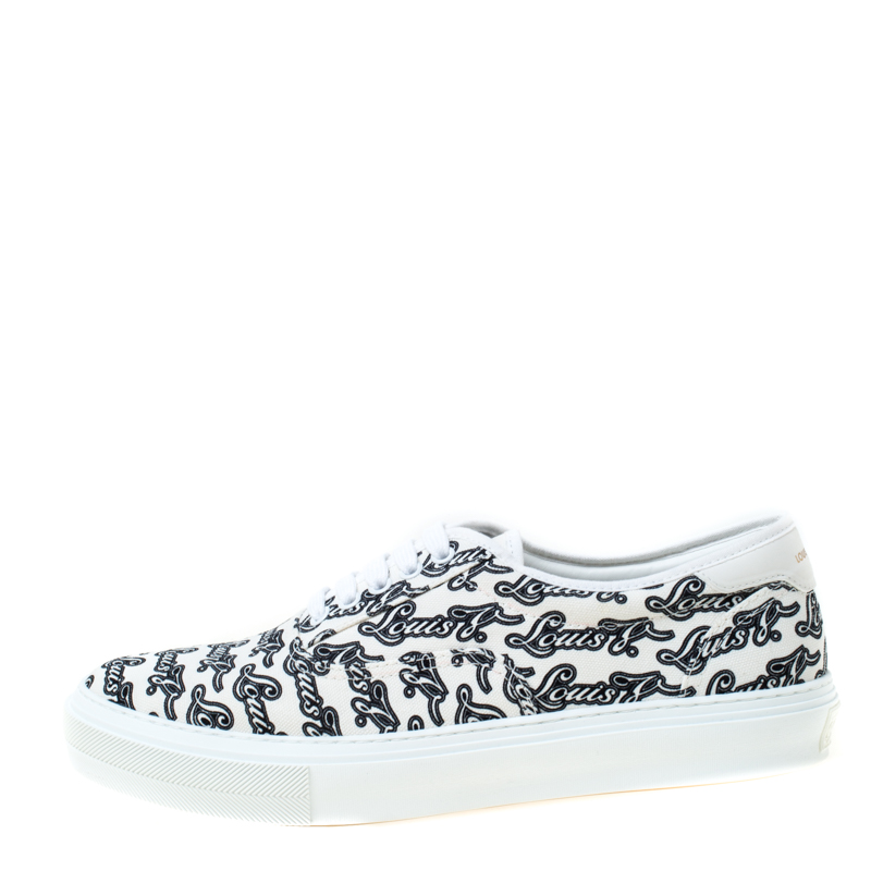 Louis Vuitton Monochrome Logo Print Canvas Trocadero Sneakers Size, White
Louis Vuitton Monochrome Logo Print Canvas Trocadero Sneakers Size, White