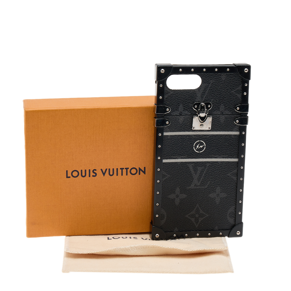 Louis Vuitton X Fragment Monogram Eclipse Canvas Eye Trunk IPhone 7 Plus Case