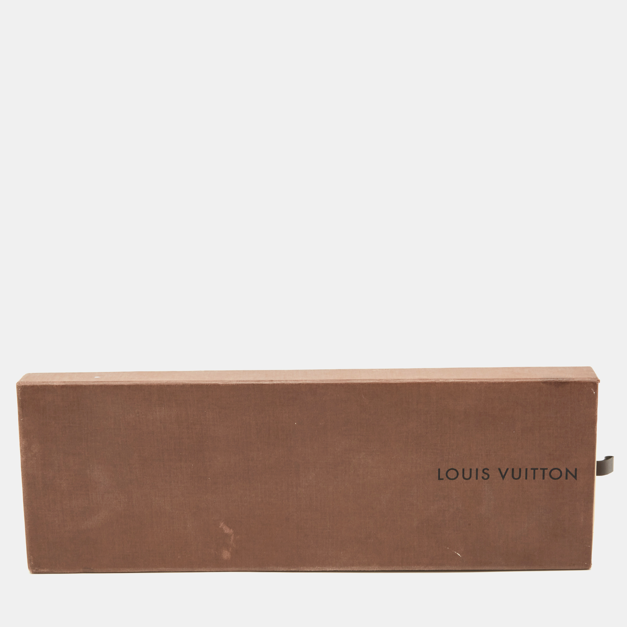 Louis Vuitton Black Damier Gold Silk Tie