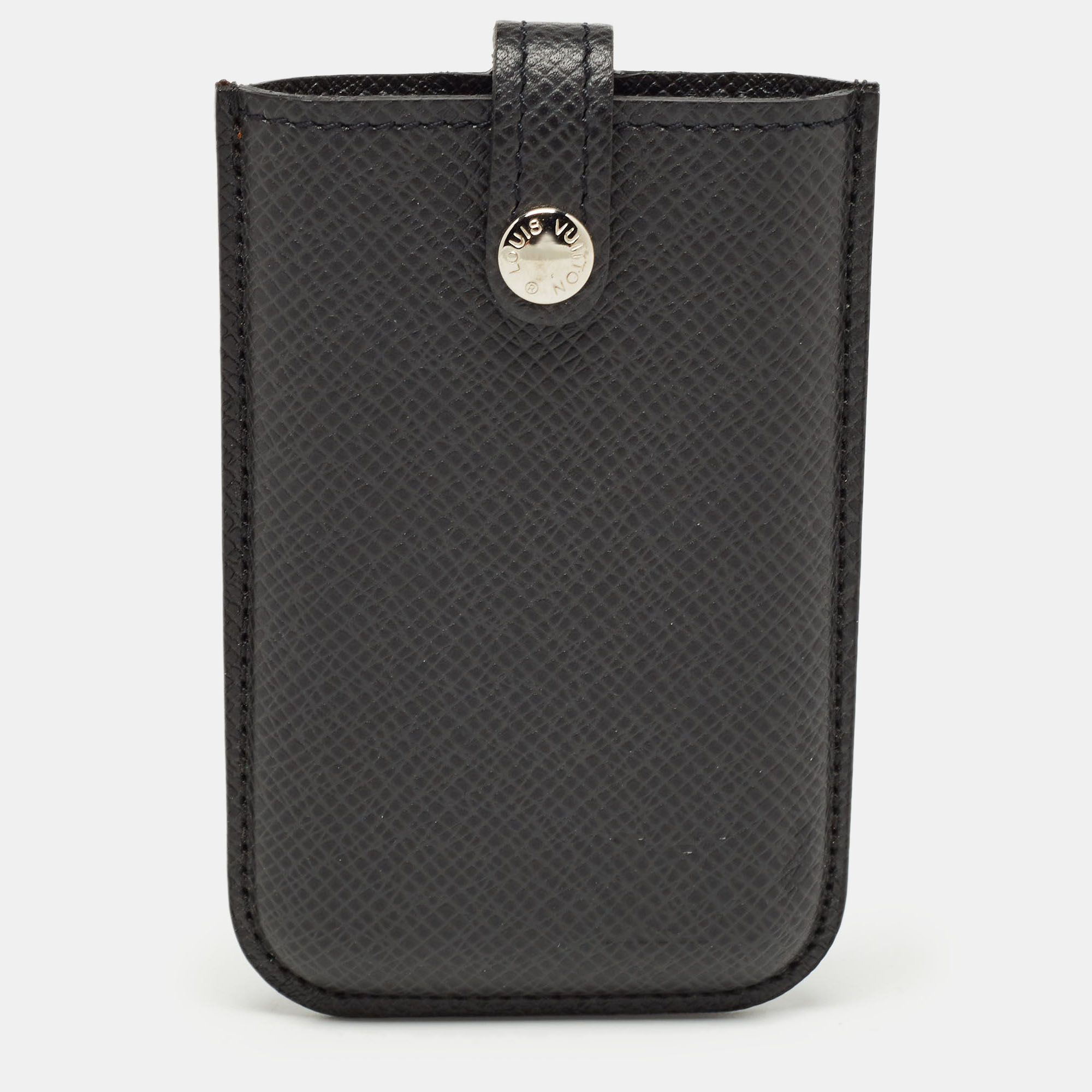 Louis Vuitton Black Taiga Leather Phone Case