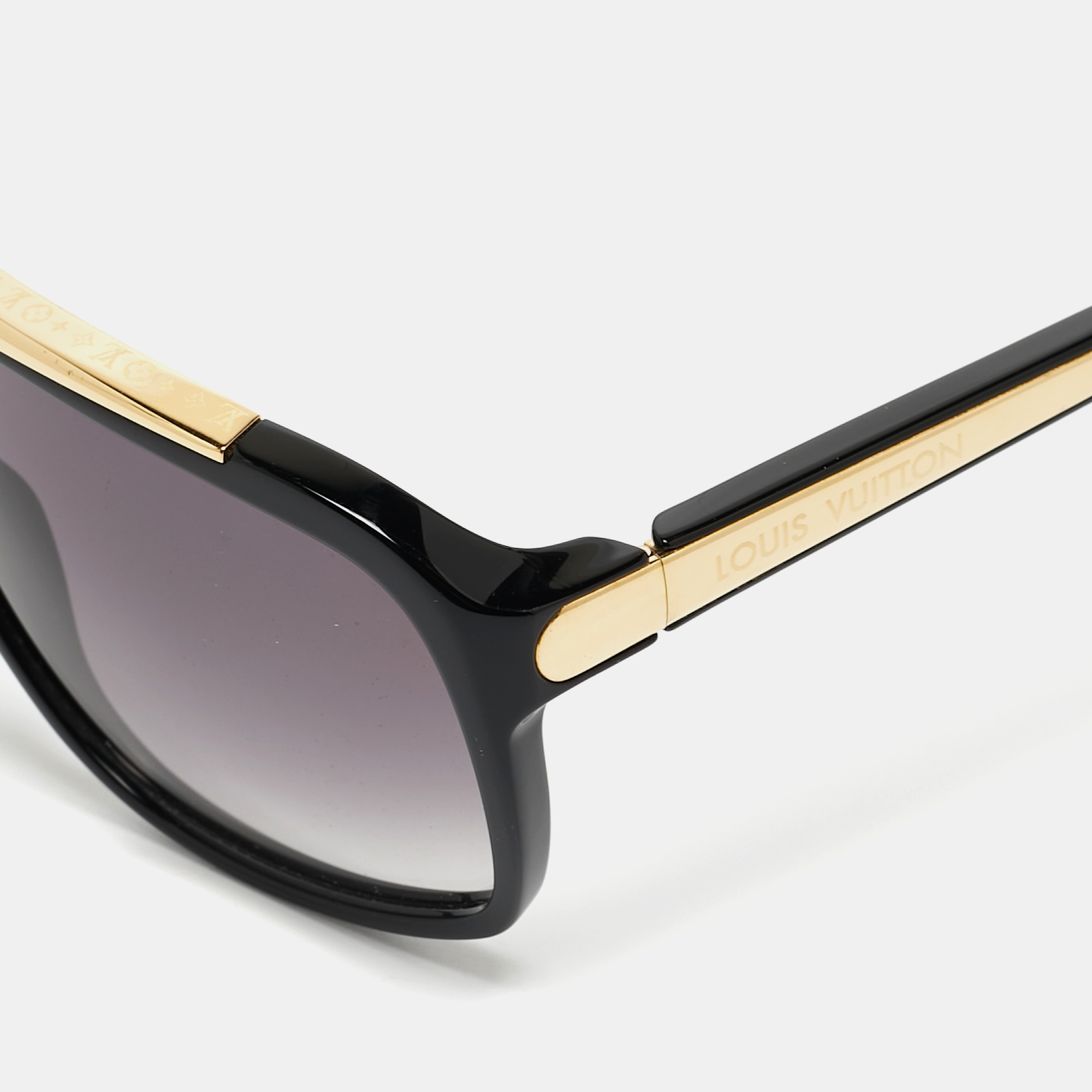 Louis Vuitton Black Gradient Z0350W Evidence Square Sunglasses