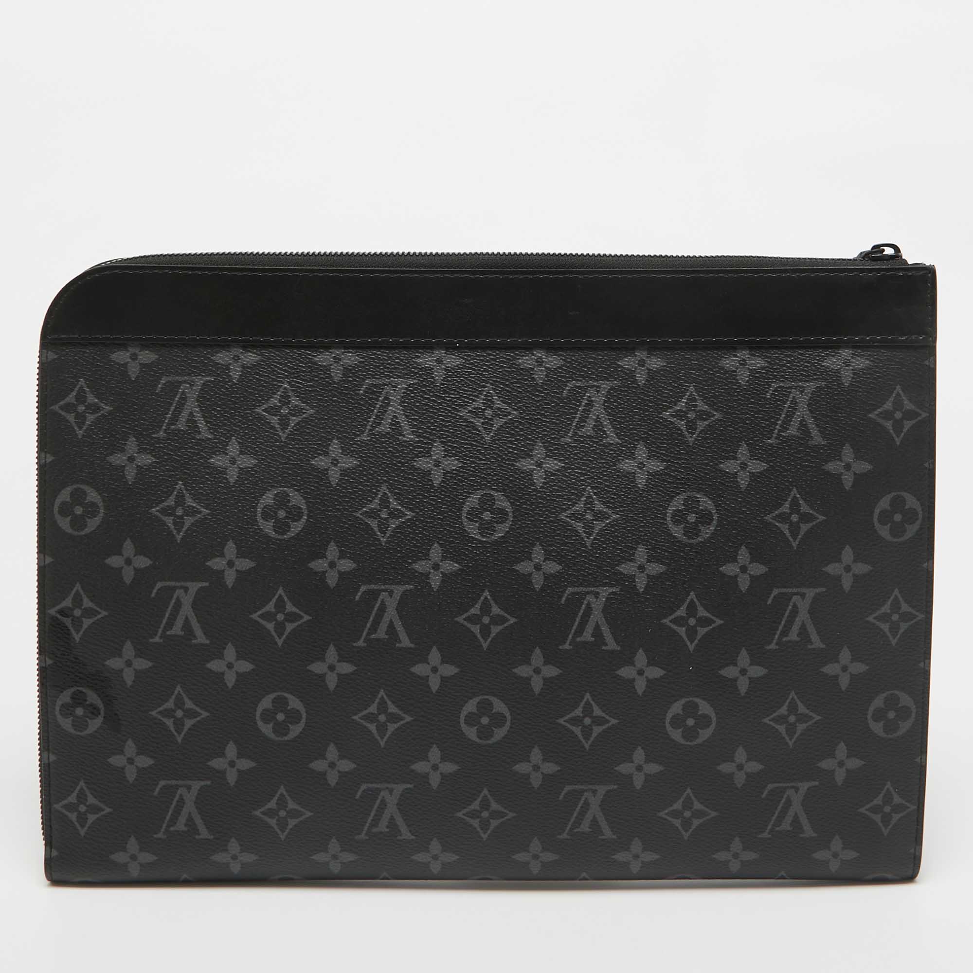 Louis Vuitton Monogram Eclipse Canvas Pochette Jour NM