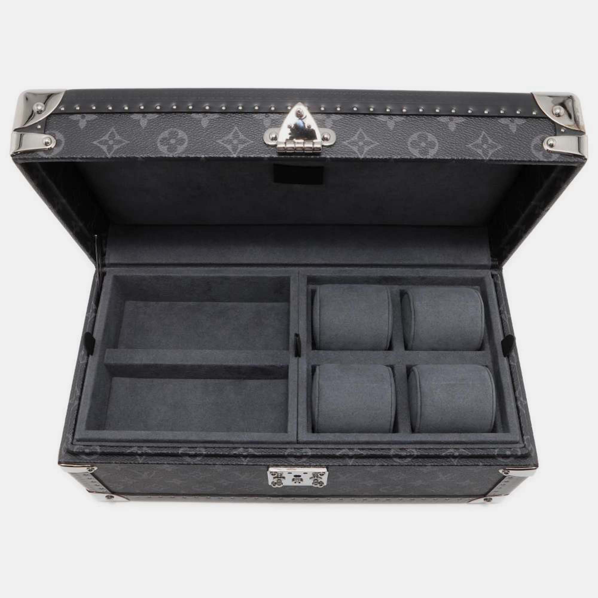 Louis Vuitton Noir Monogram Eclipse Canvas Coffret Accessoires Bag