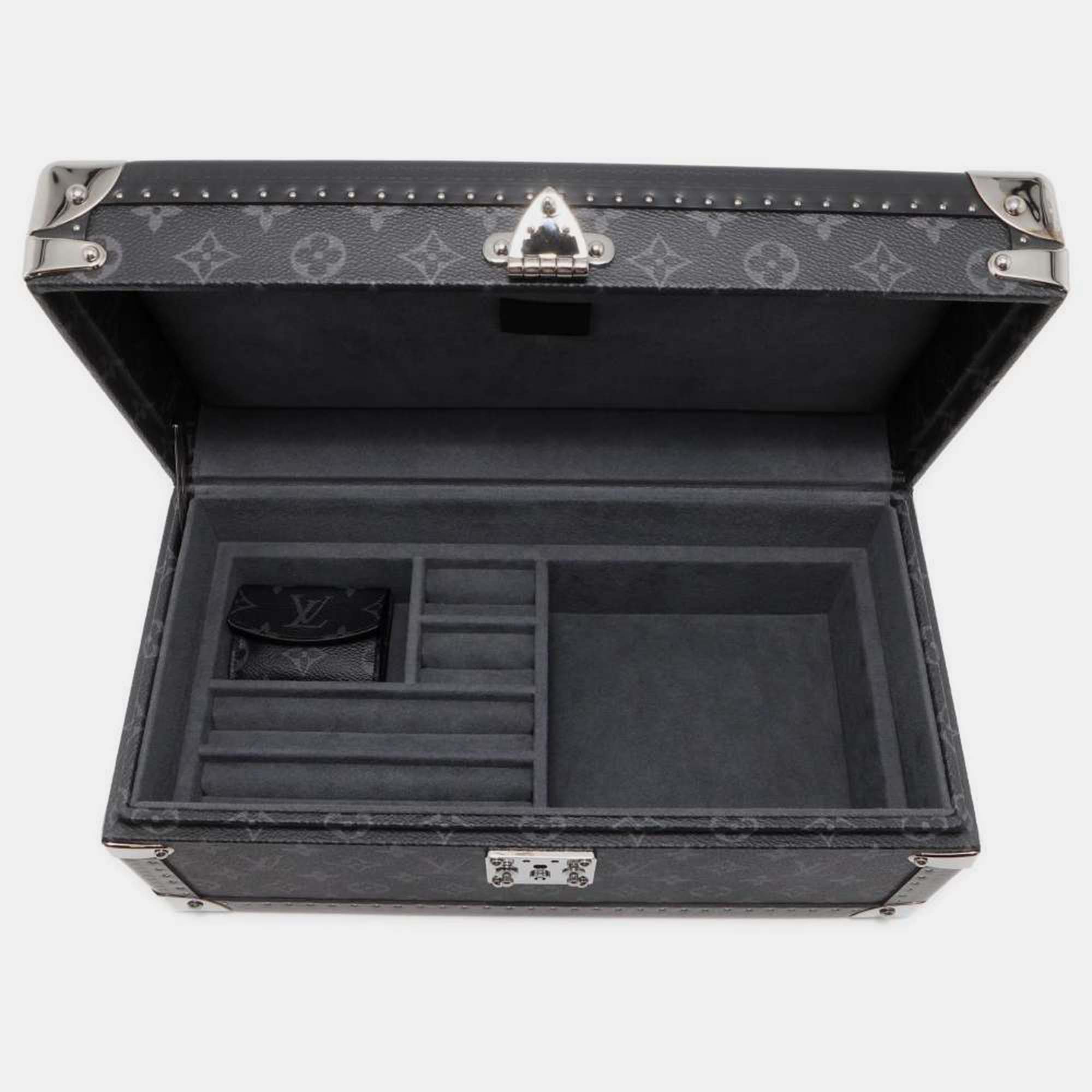 Louis Vuitton Noir Monogram Eclipse Canvas Coffret Accessoires Bag