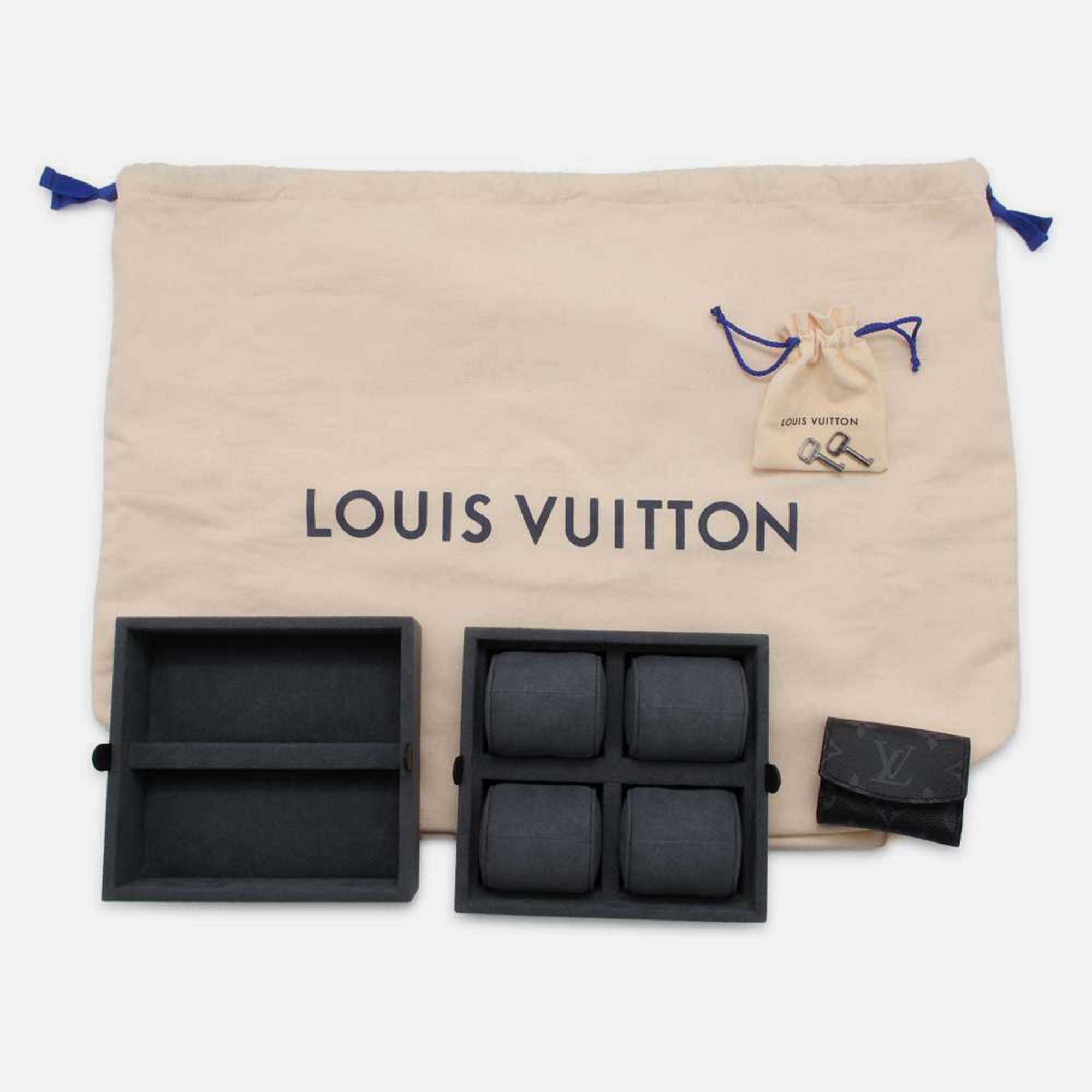 Louis Vuitton Noir Monogram Eclipse Canvas Coffret Accessoires Bag