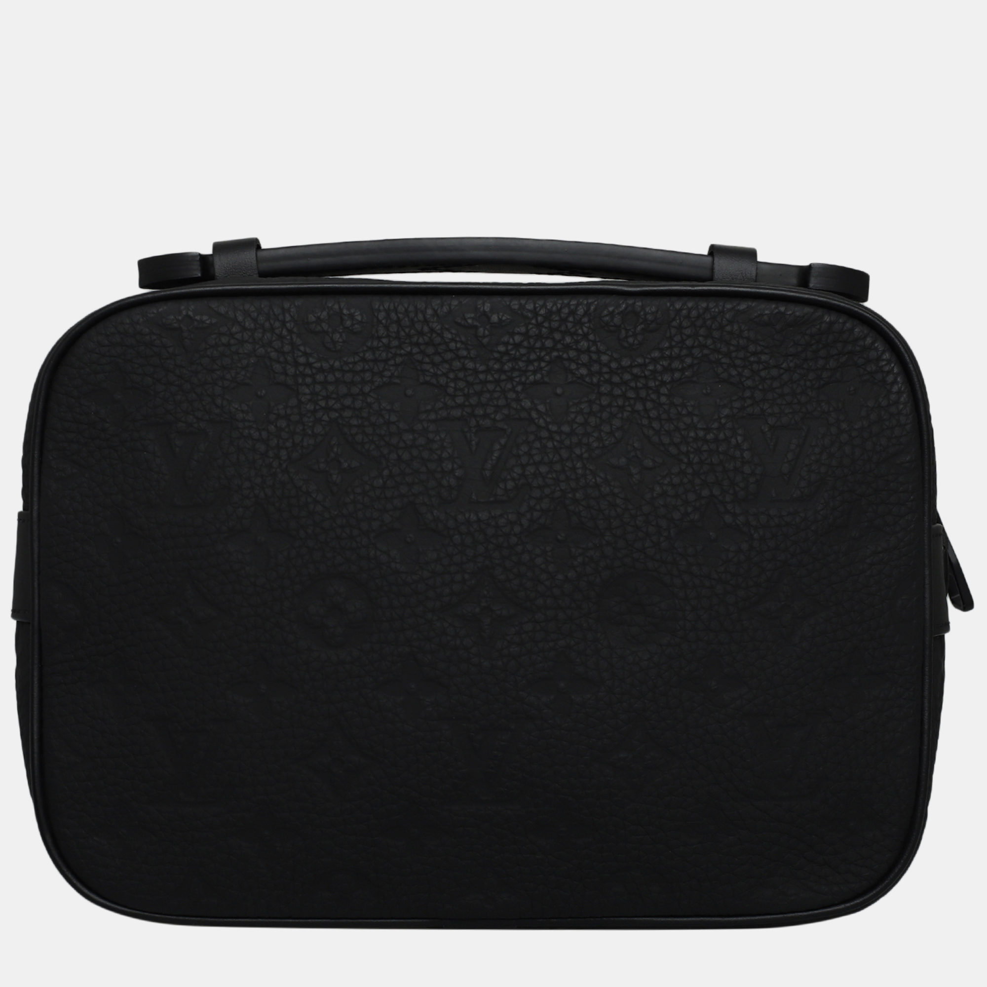 Louis Vuitton Black Taurillon S Lock Messenger Bag