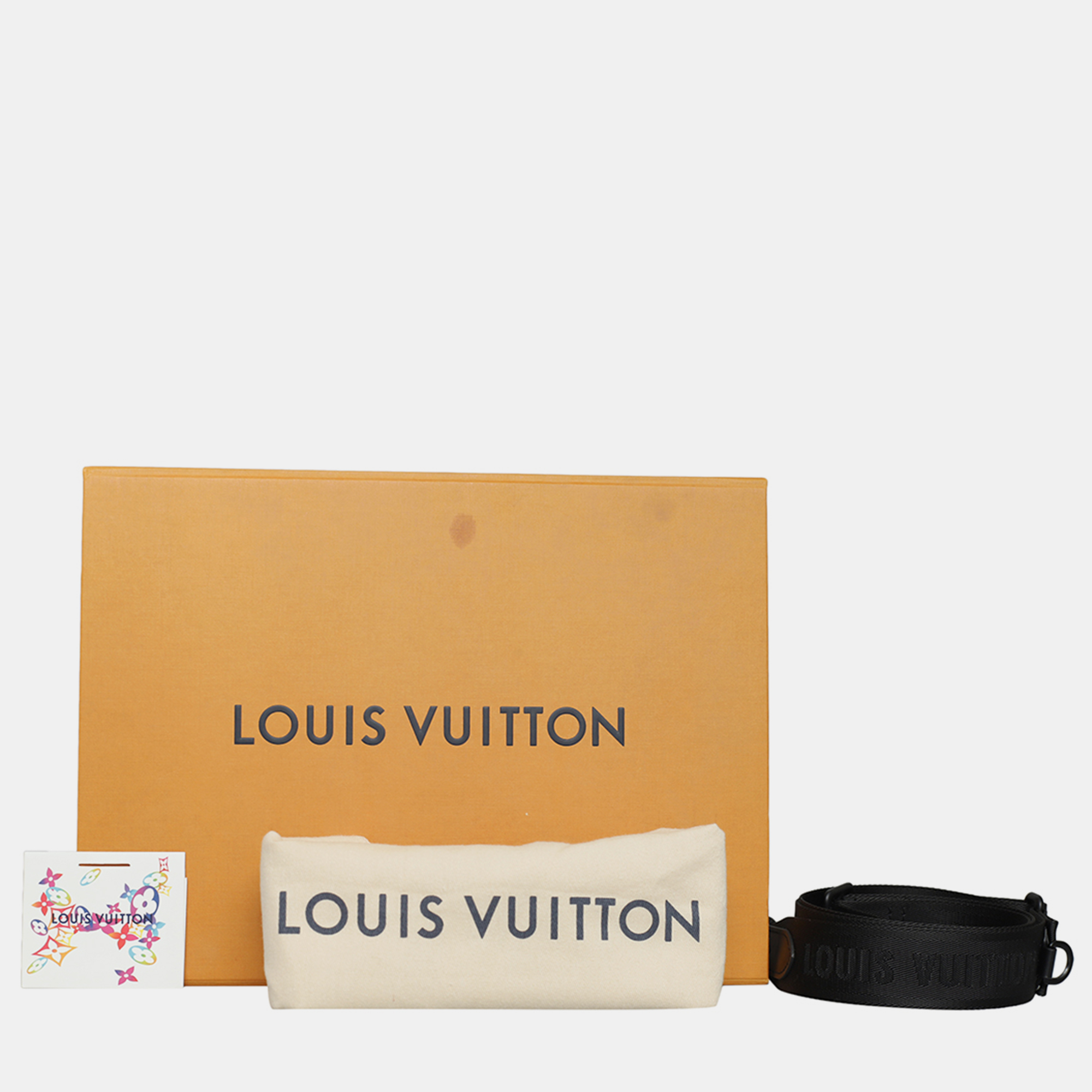 Louis Vuitton Black Taurillon S Lock Messenger Bag