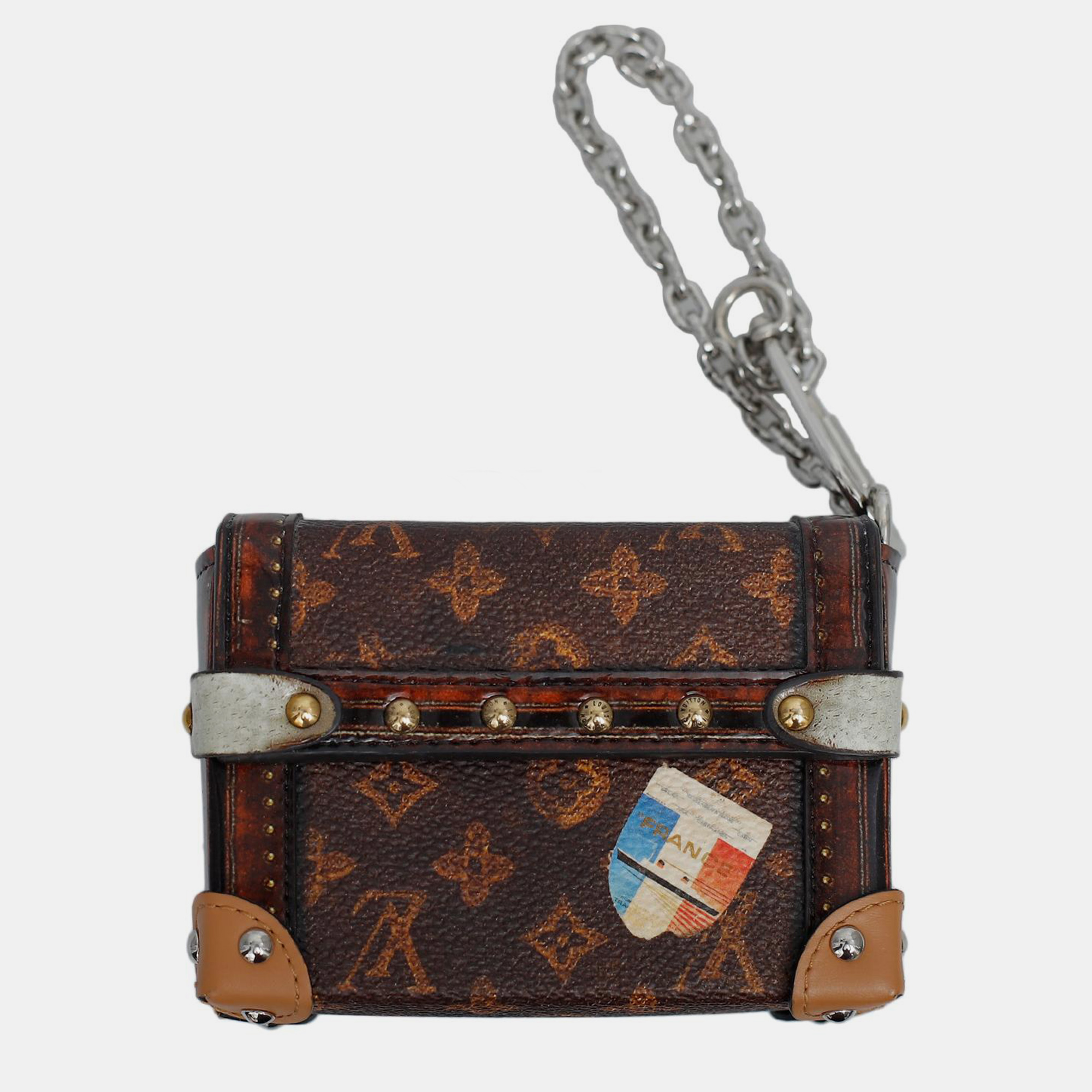 Louis Vuitton Brown Coated Canvas Essential Trunk Bag