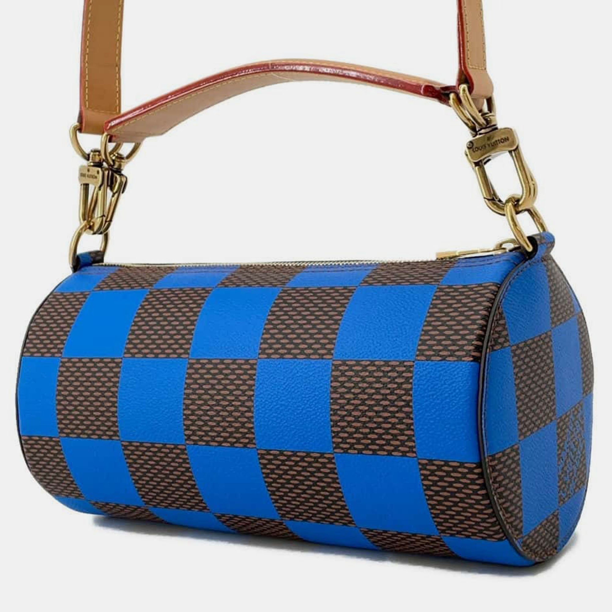 Louis Vuitton Blue Damier Pop Canvas Soft/Polochon Size PM