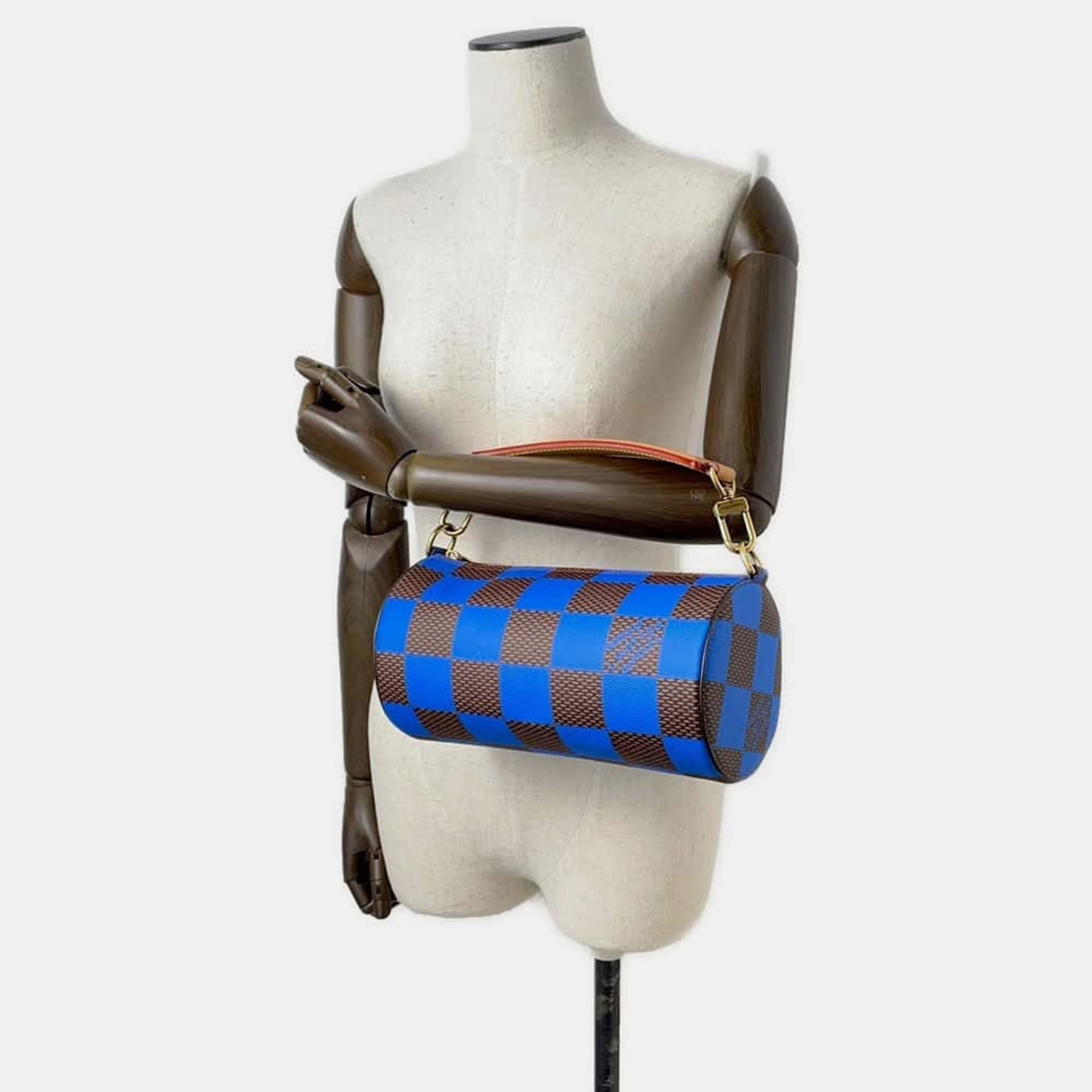 Louis Vuitton Blue Damier Pop Canvas Soft/Polochon Size PM