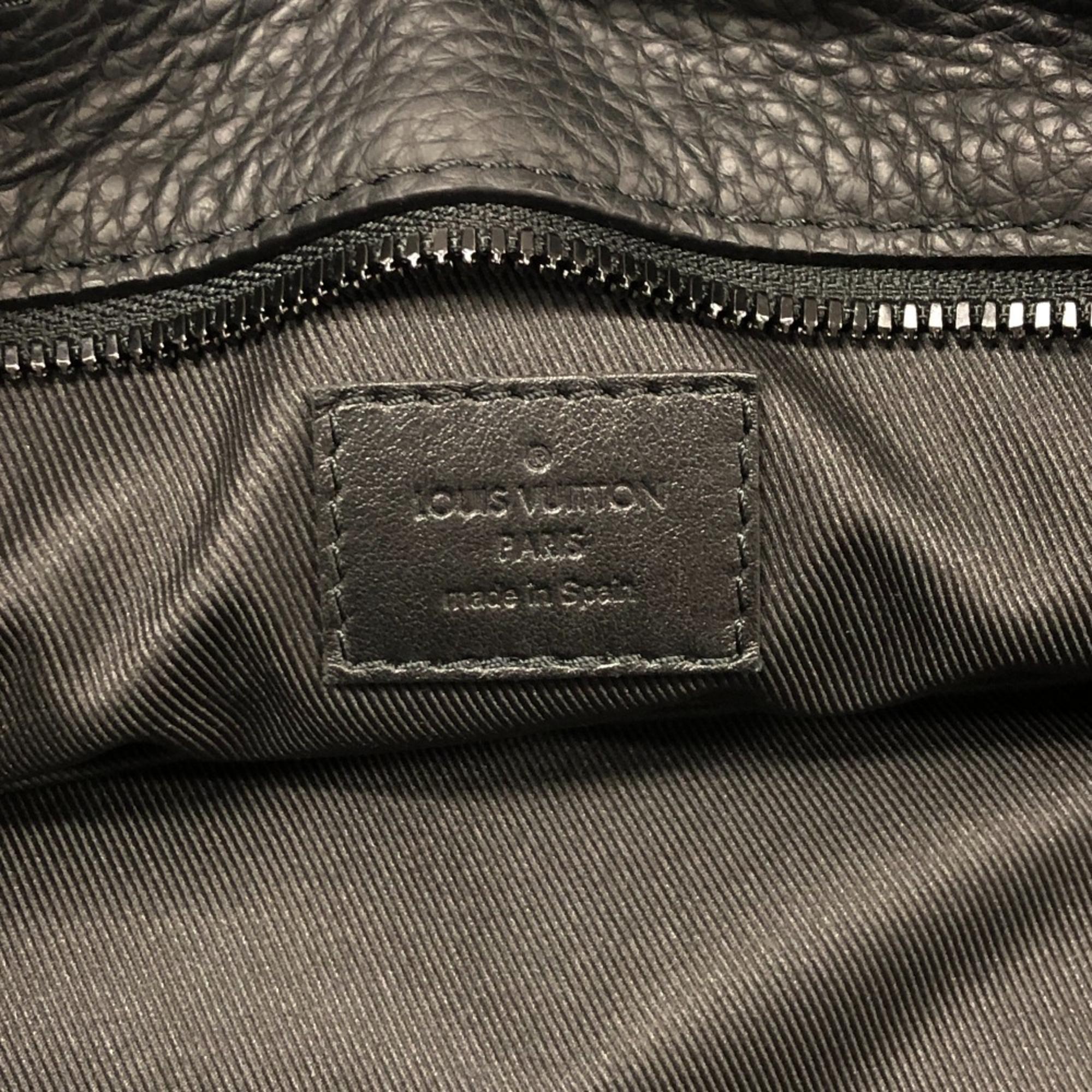 Louis Vuitton Taurillon Black Listopher Tote Bag