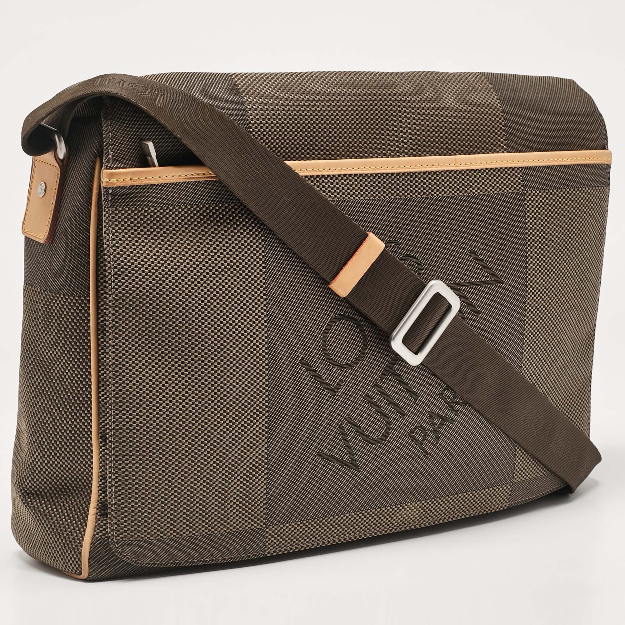 Louis Vuitton Terre Damier Geant Canvas Messenger Bag