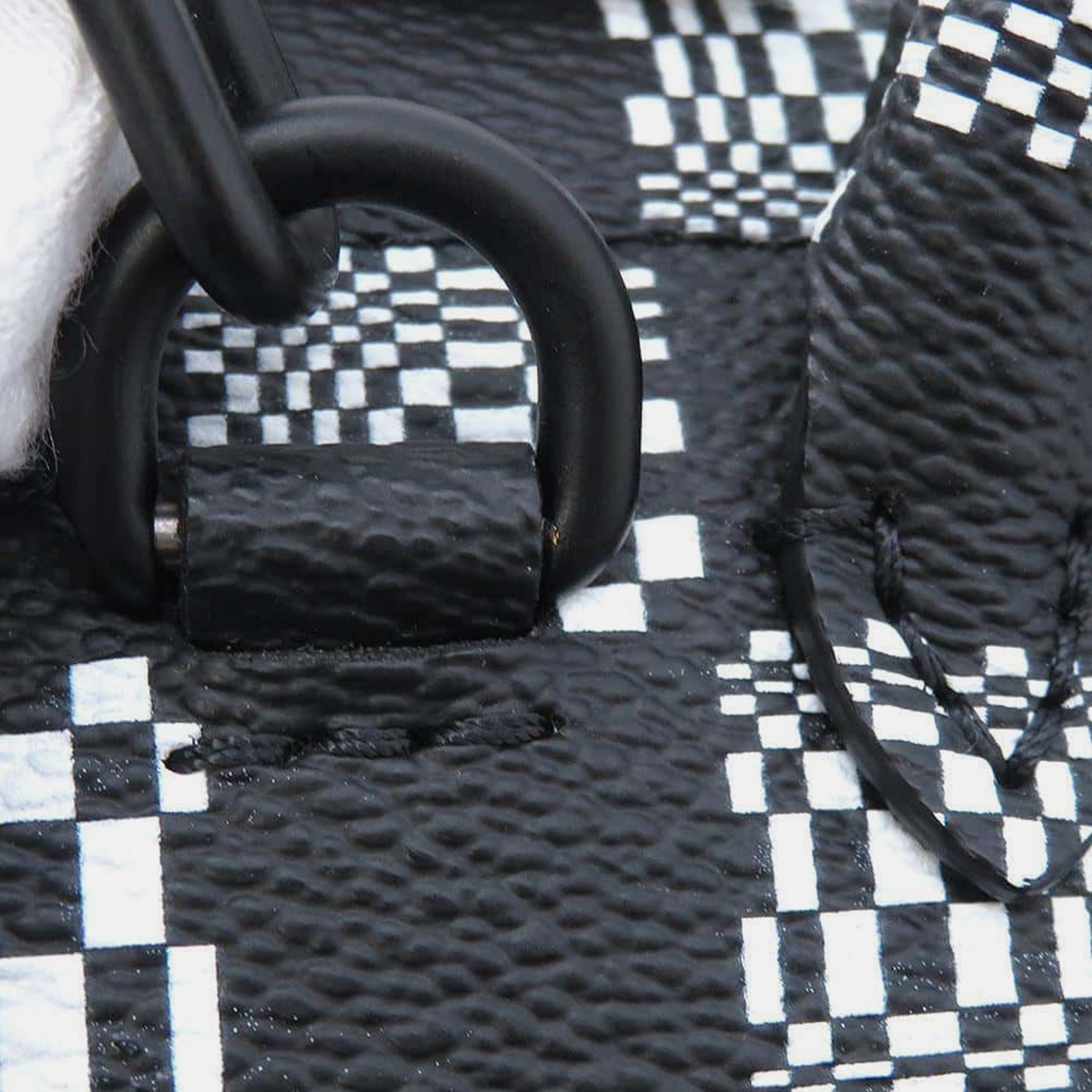 Louis Vuitton Steamer Noir/White Damier Distorted Size XS Bag