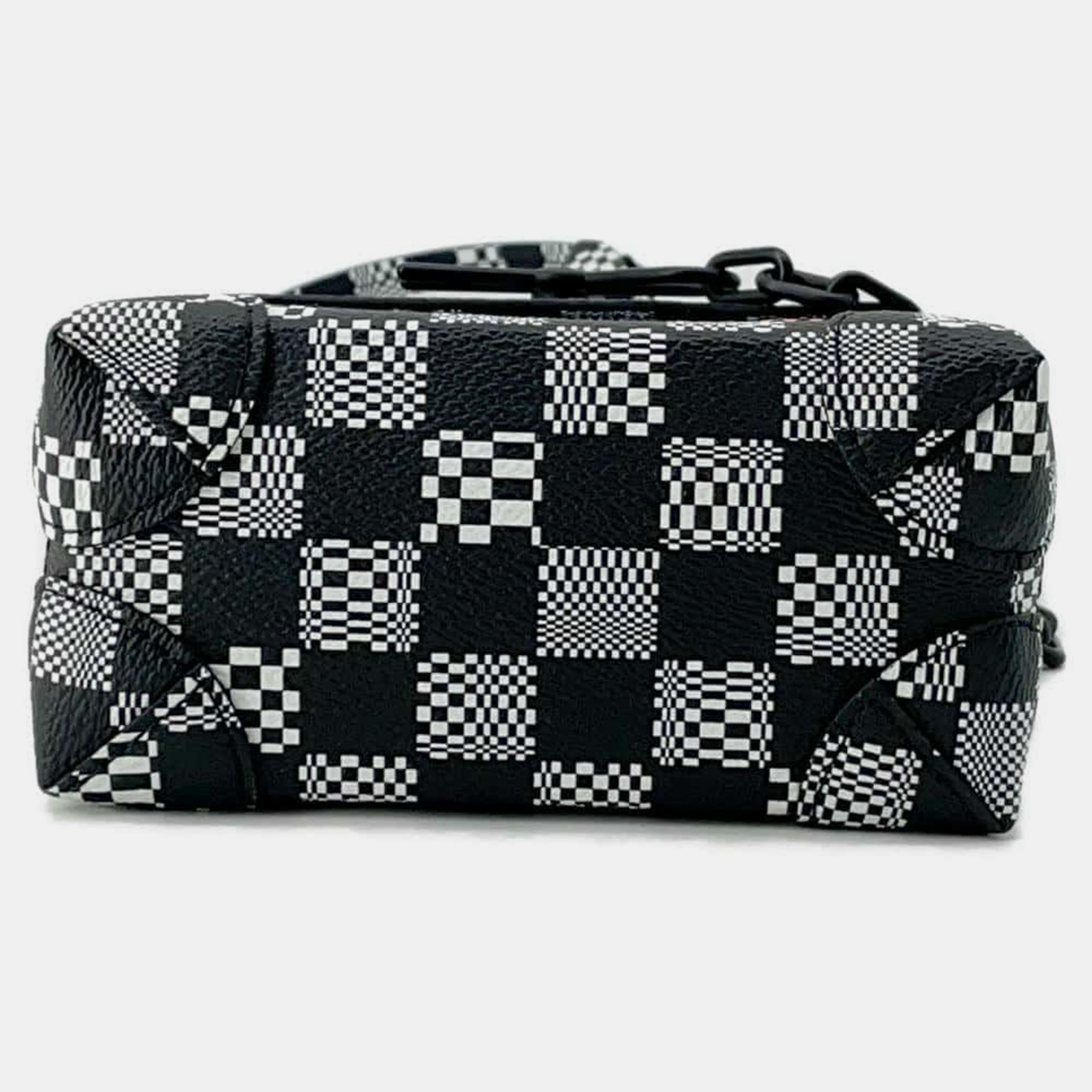 Louis Vuitton Steamer Noir/White Damier Distorted Size XS Bag