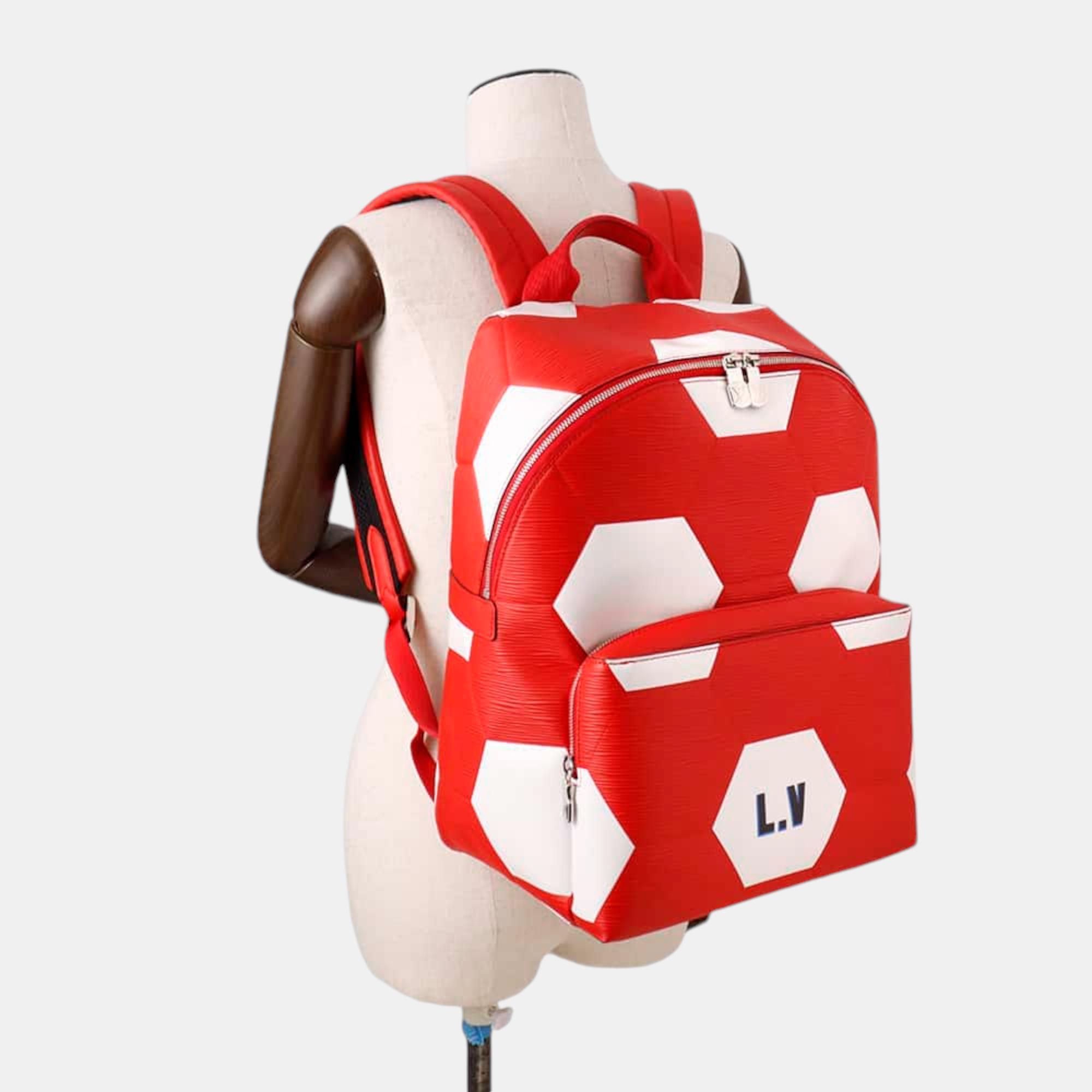 Louis Vuitton Rouge Epi Leather Apollo Backpack