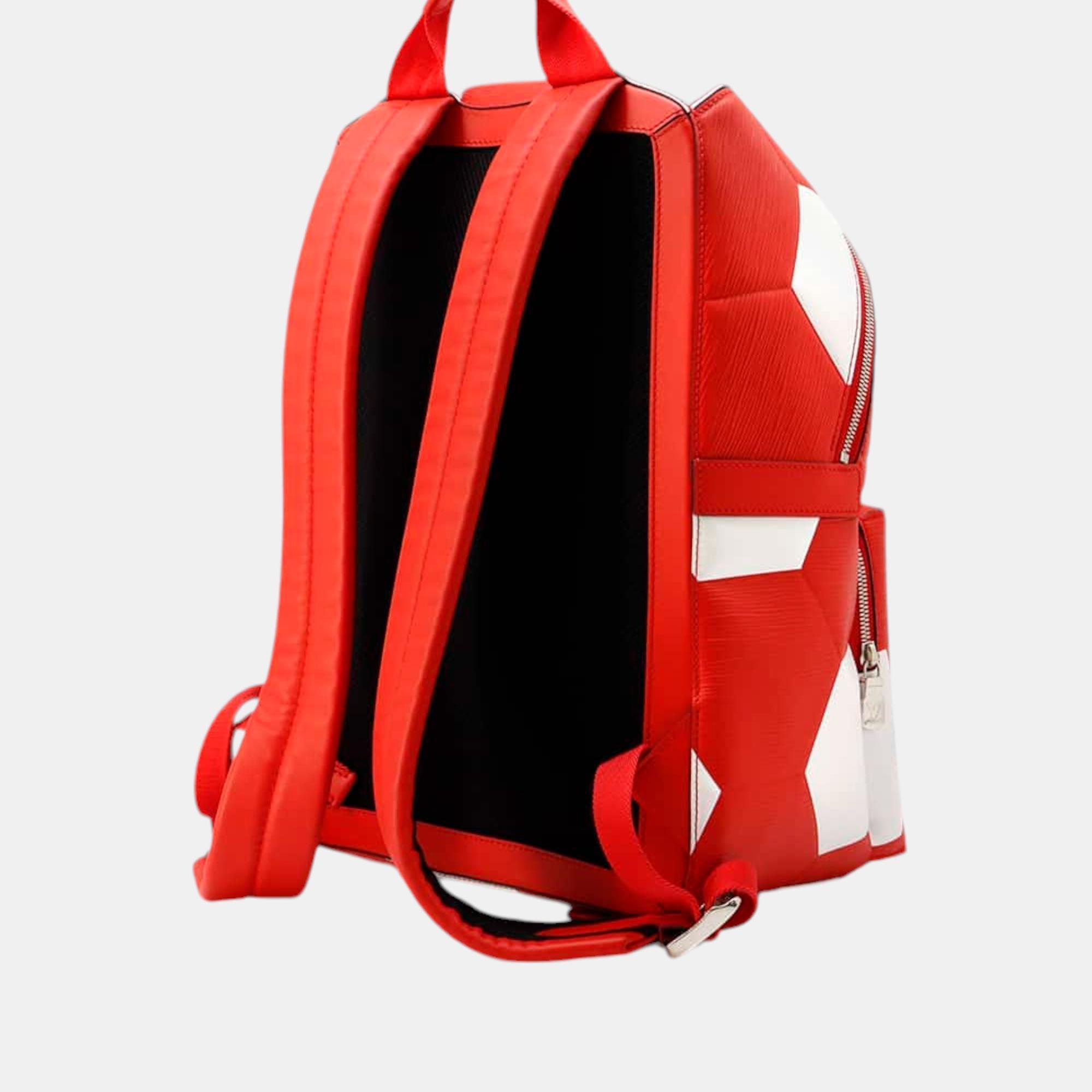 Louis Vuitton Rouge Epi Leather Apollo Backpack