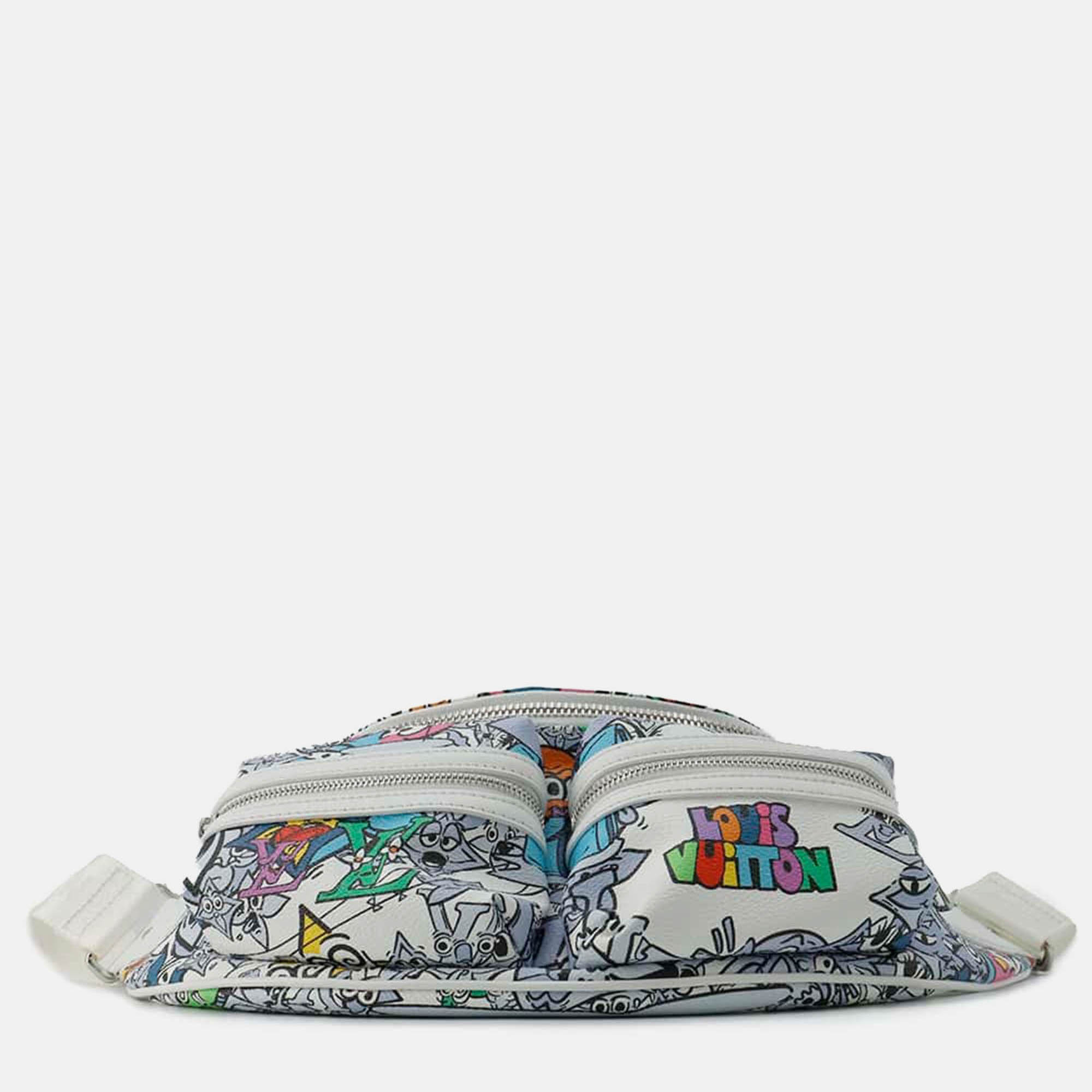 Louis Vuitton White/Multicolor Monogram Comic Multi-pocket Bumbag