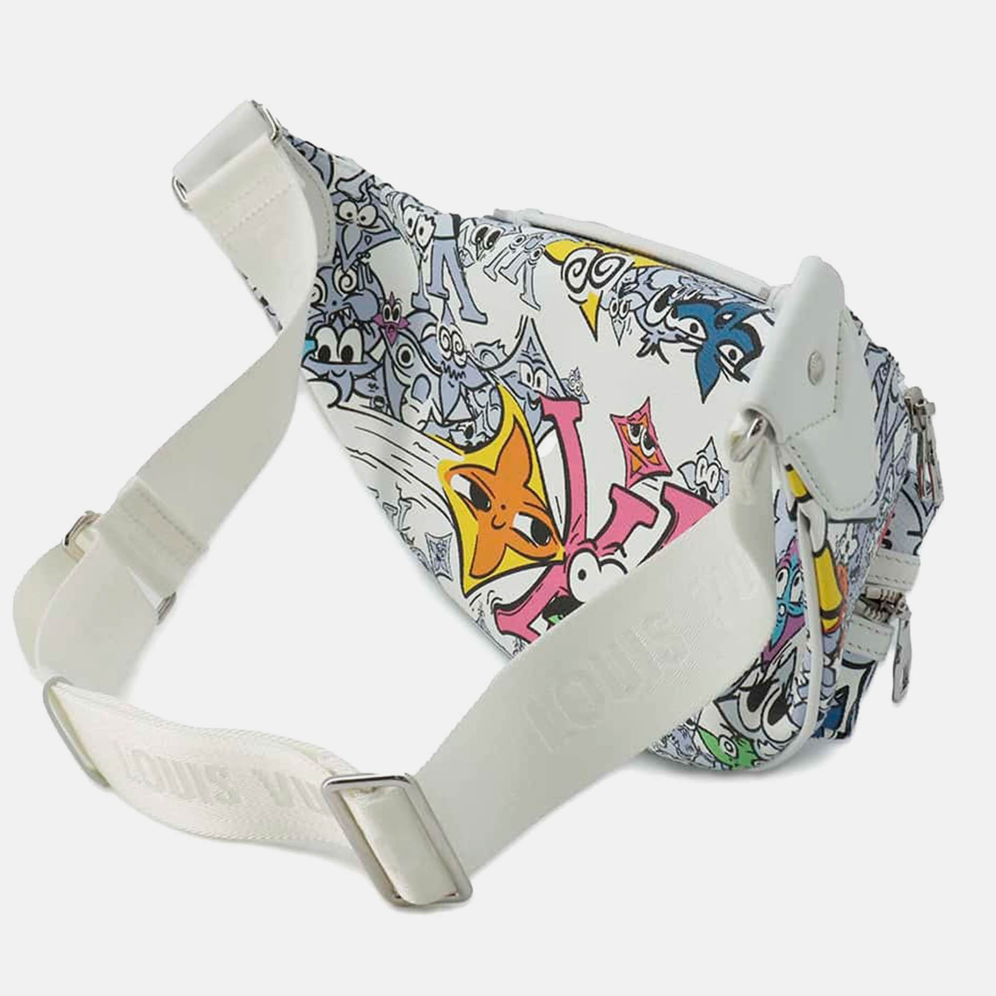 Louis Vuitton White/Multicolor Monogram Comic Multi-pocket Bumbag