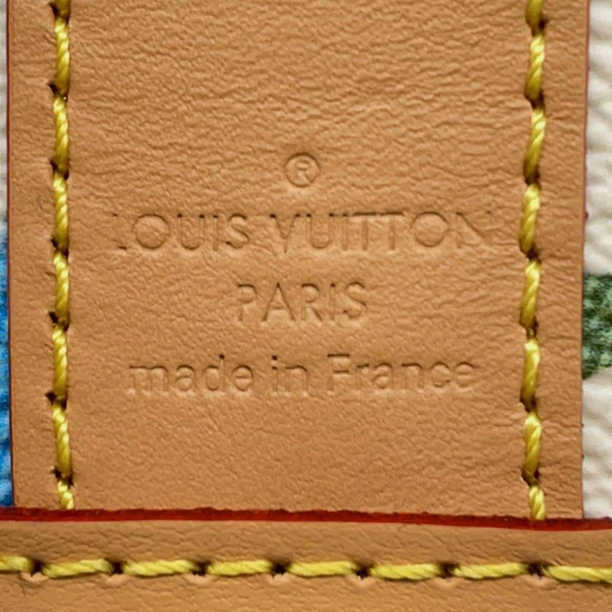 Louis Vuitton Cream/Multicolor Monogram Craggy LV Envelope Pouch